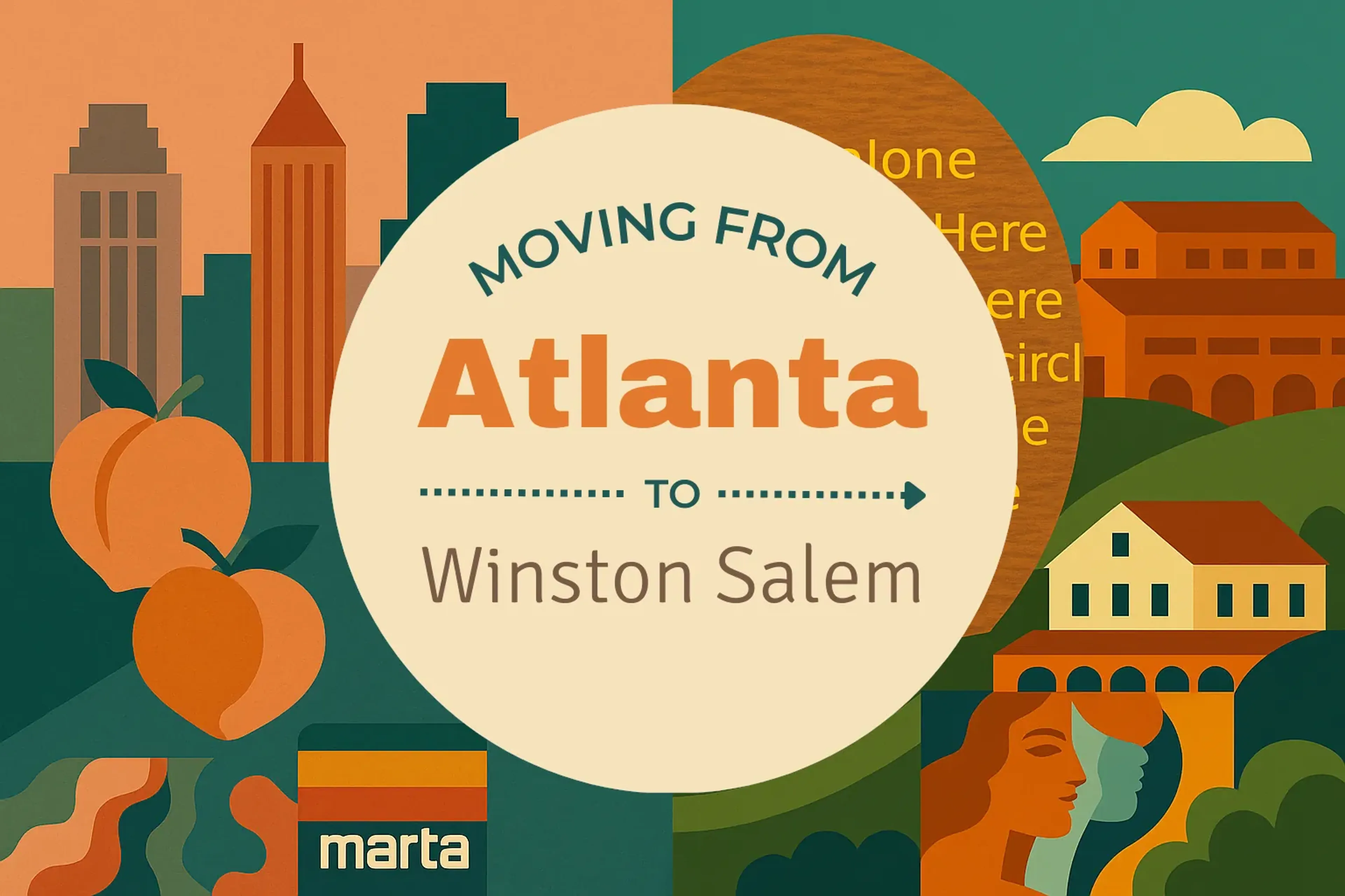 Side-by-side comparison of Atlanta to Winston Salem moving companies