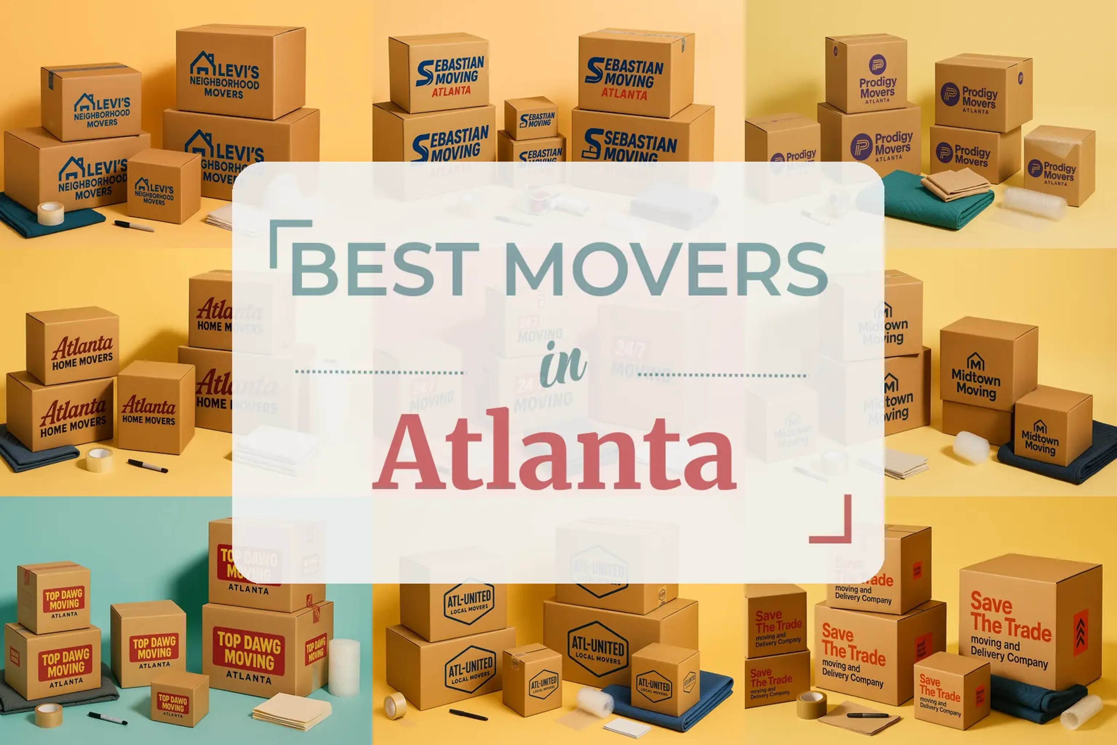 Side-by-side comparison of Atlanta moving companies