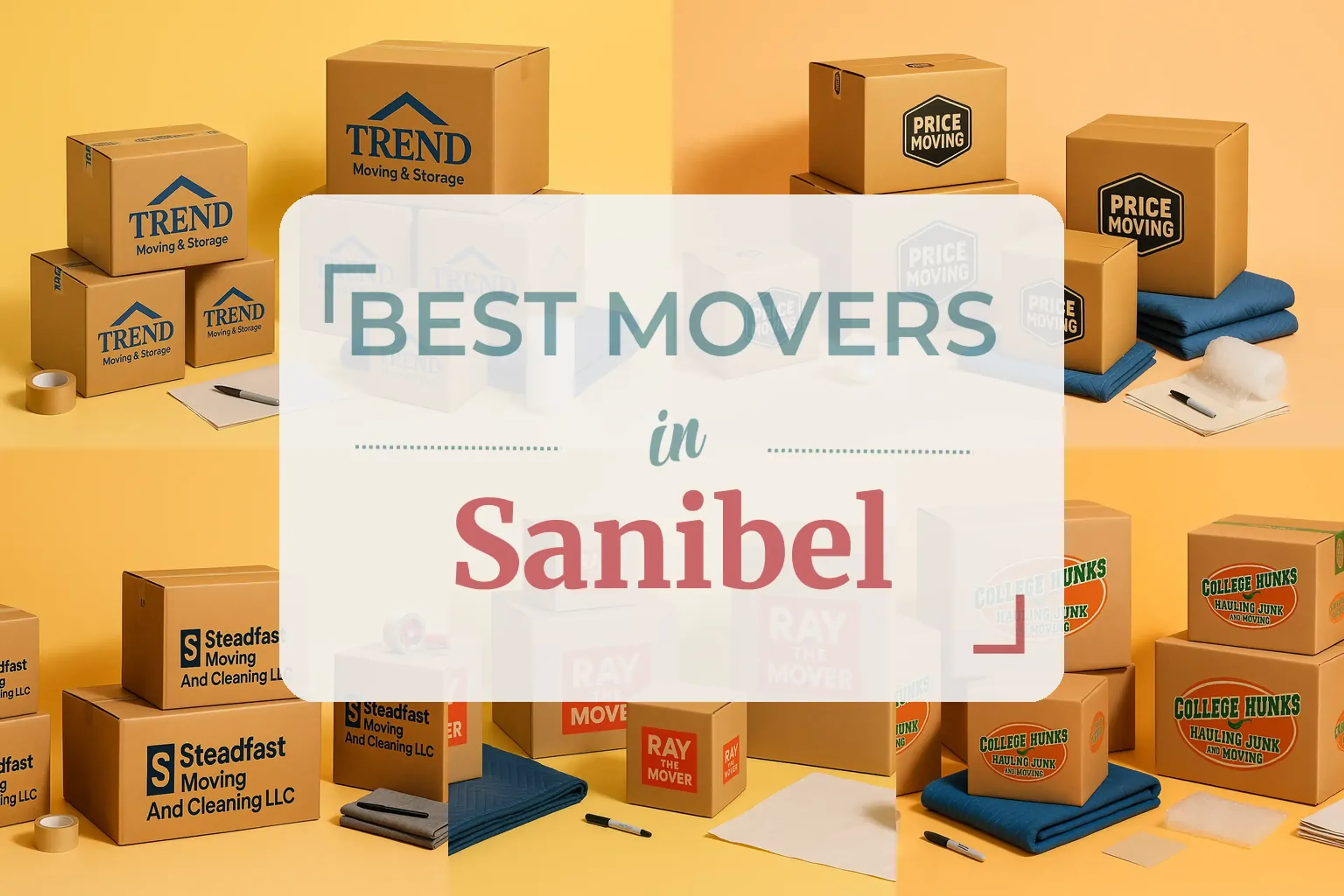 Side-by-side comparison of Sanibel moving companies