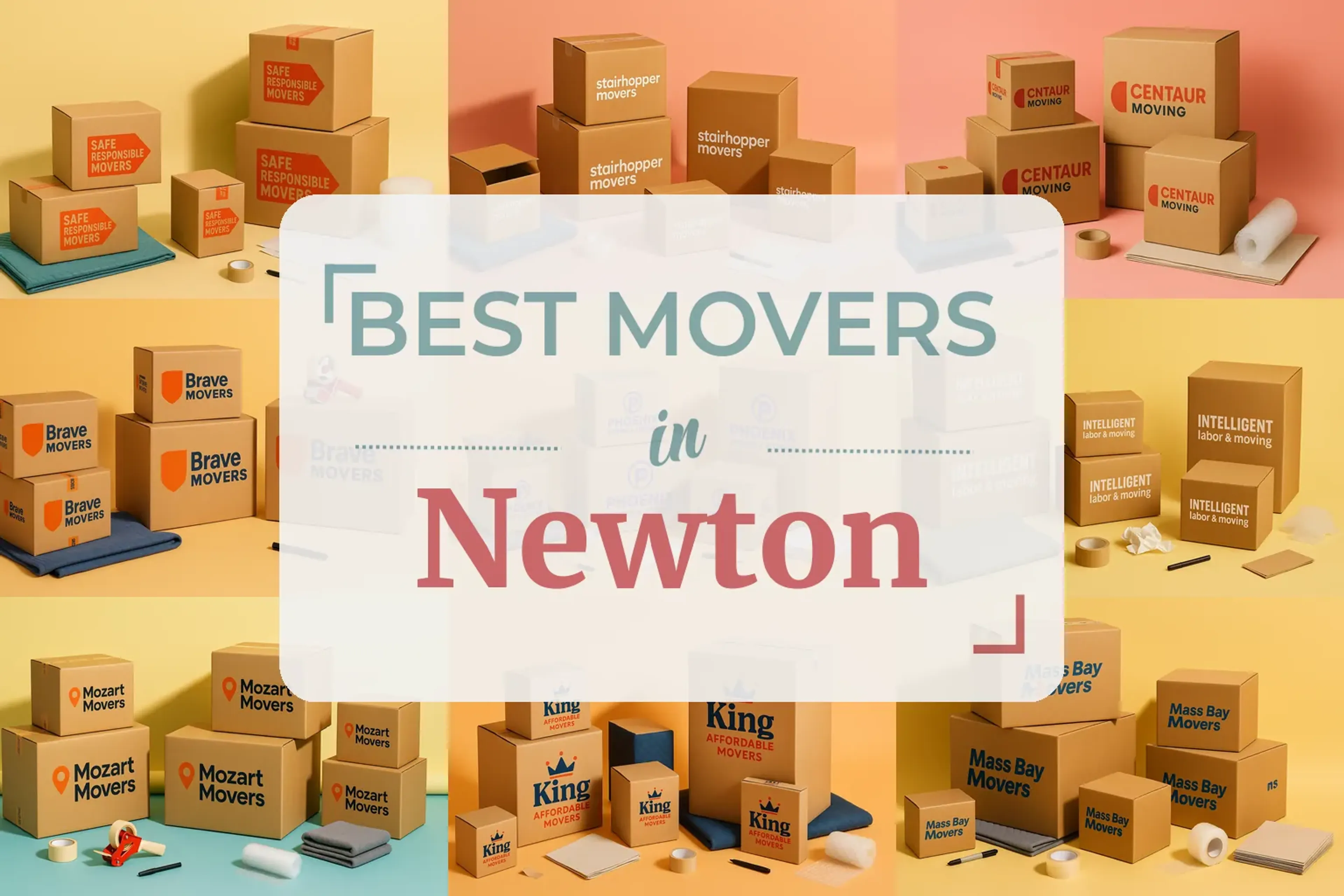 Side-by-side comparison of Newton moving companies