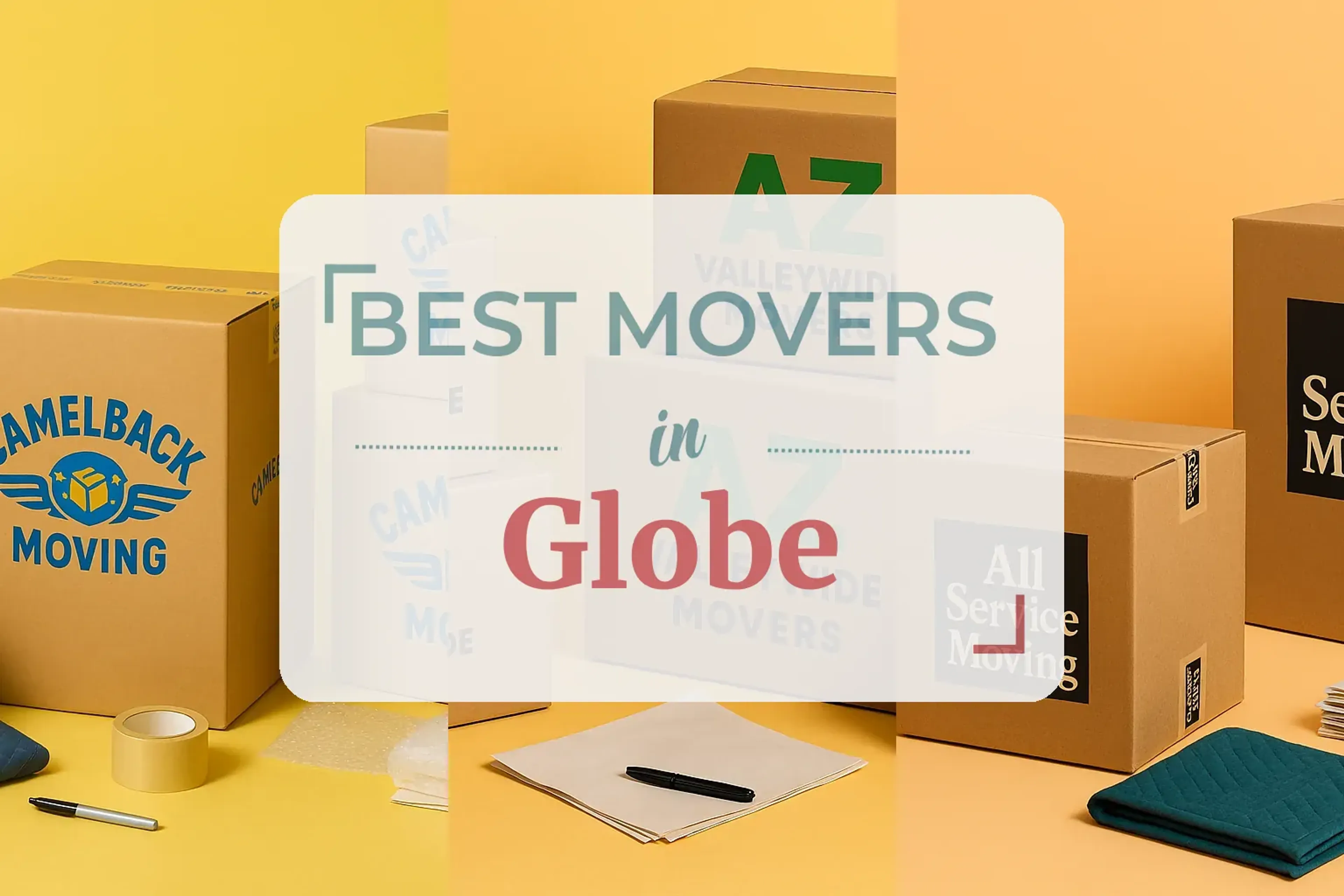 Side-by-side comparison of Globe moving companies