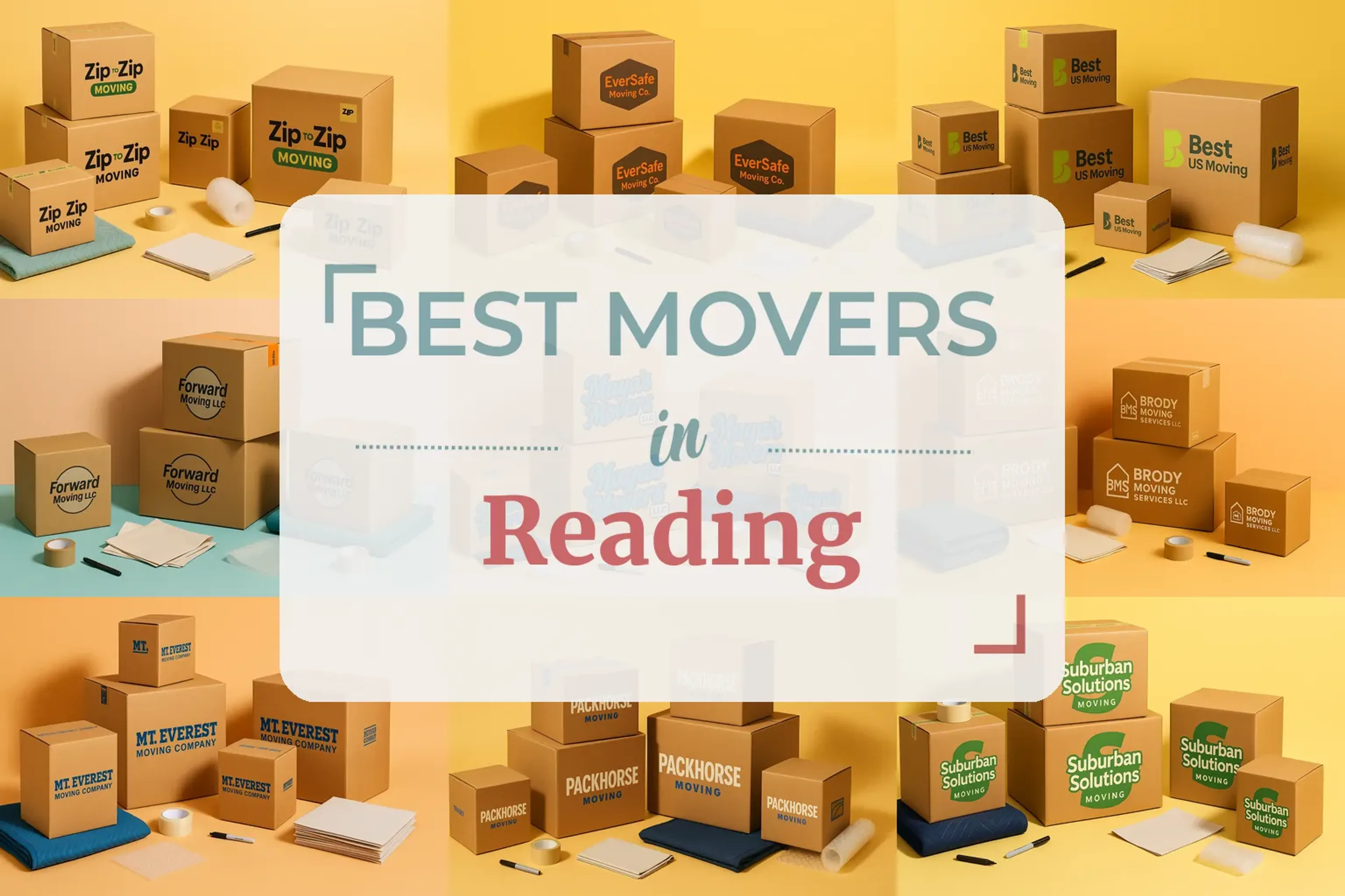Side-by-side comparison of Reading moving companies