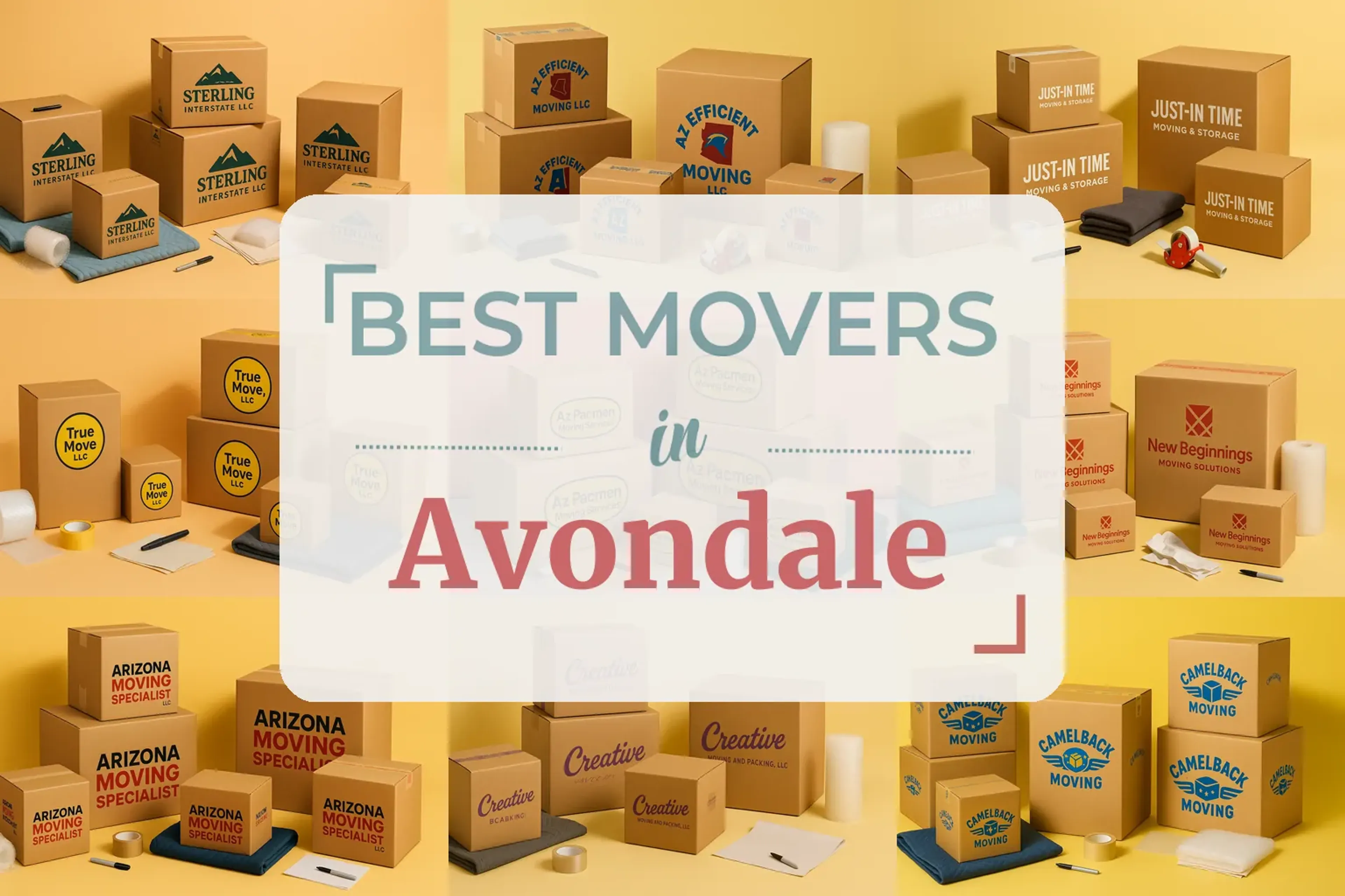 Side-by-side comparison of Avondale moving companies