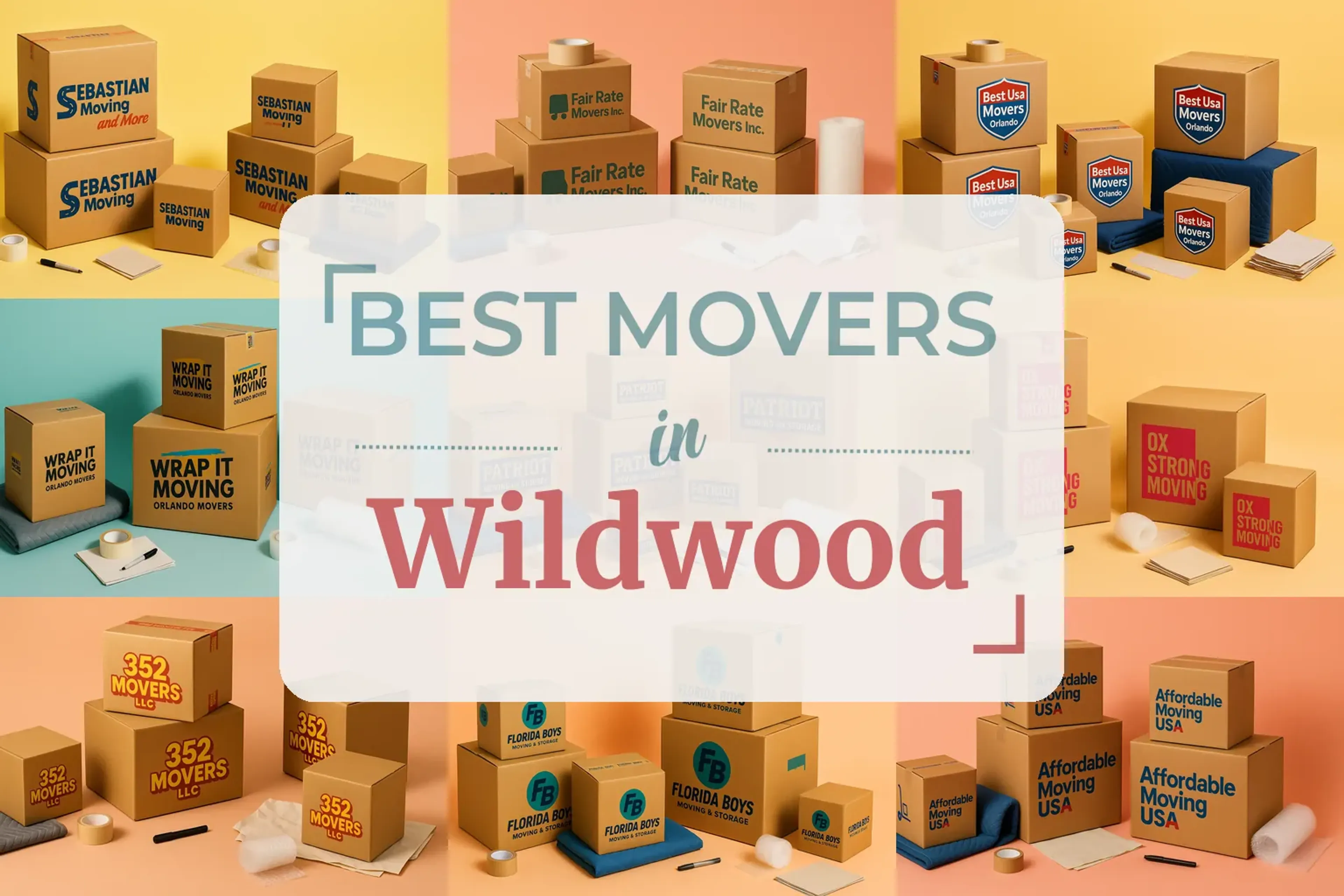 Side-by-side comparison of Wildwood moving companies