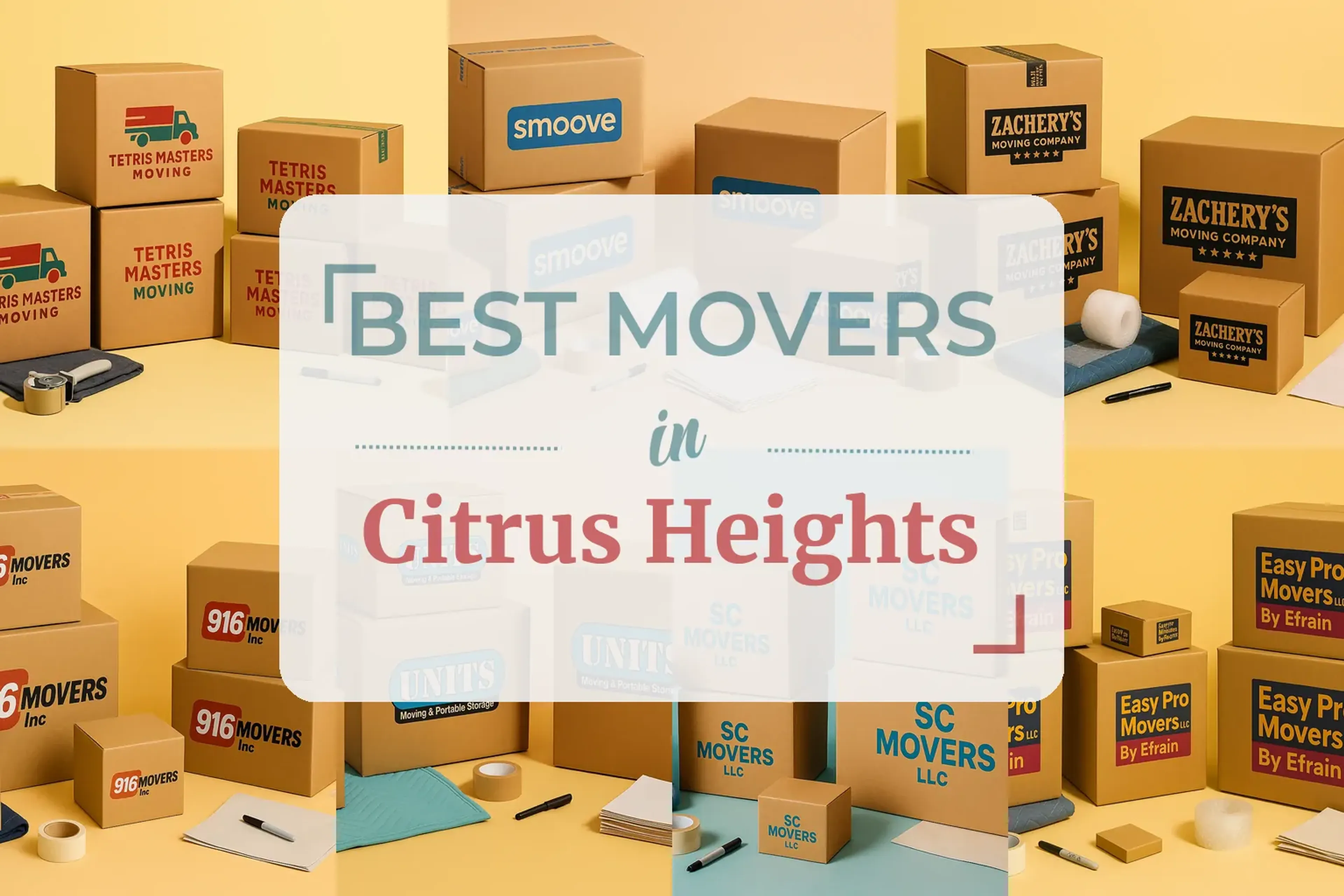 Side-by-side comparison of Citrus Heights moving companies