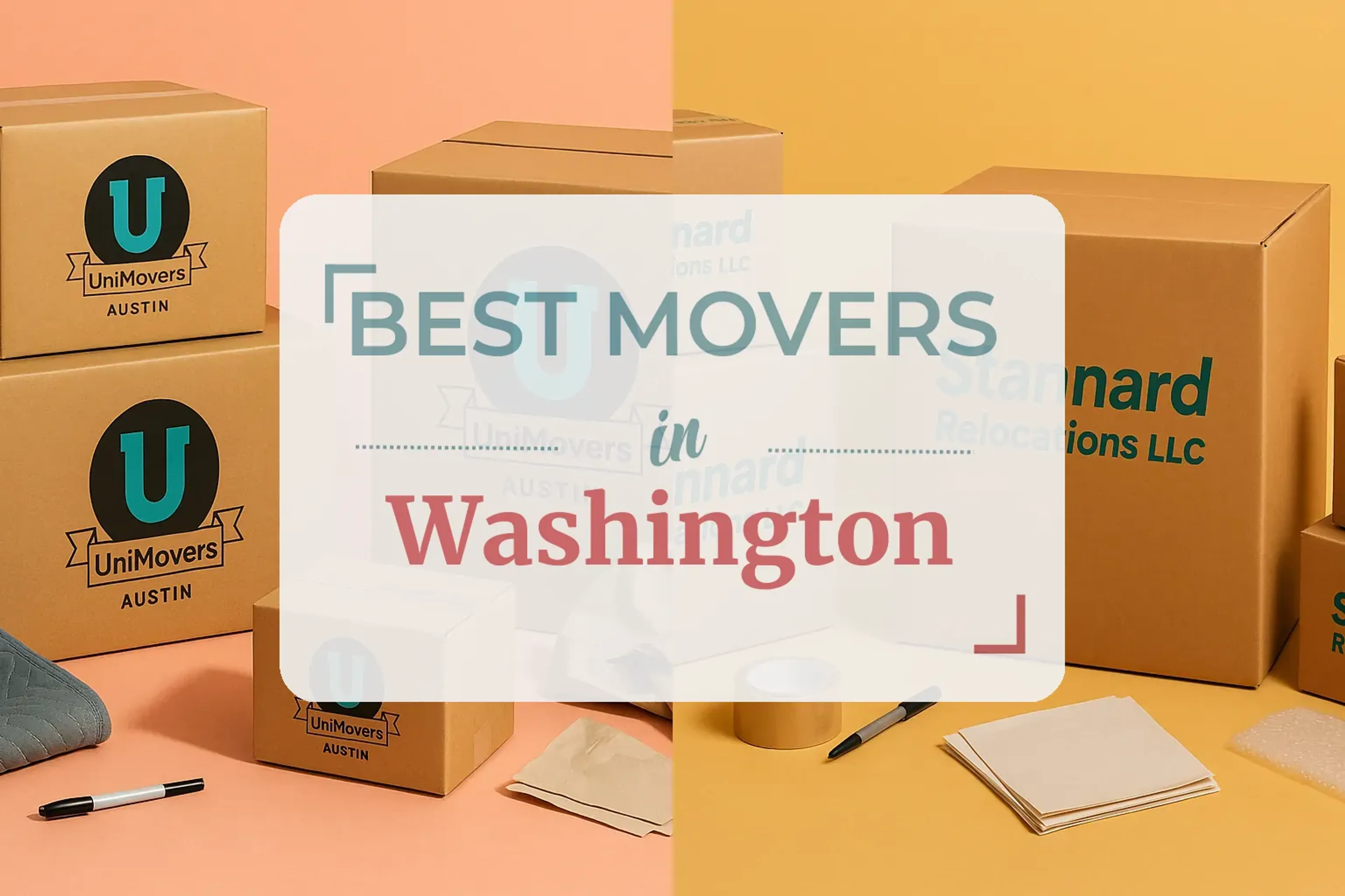 Side-by-side comparison of Washington moving companies