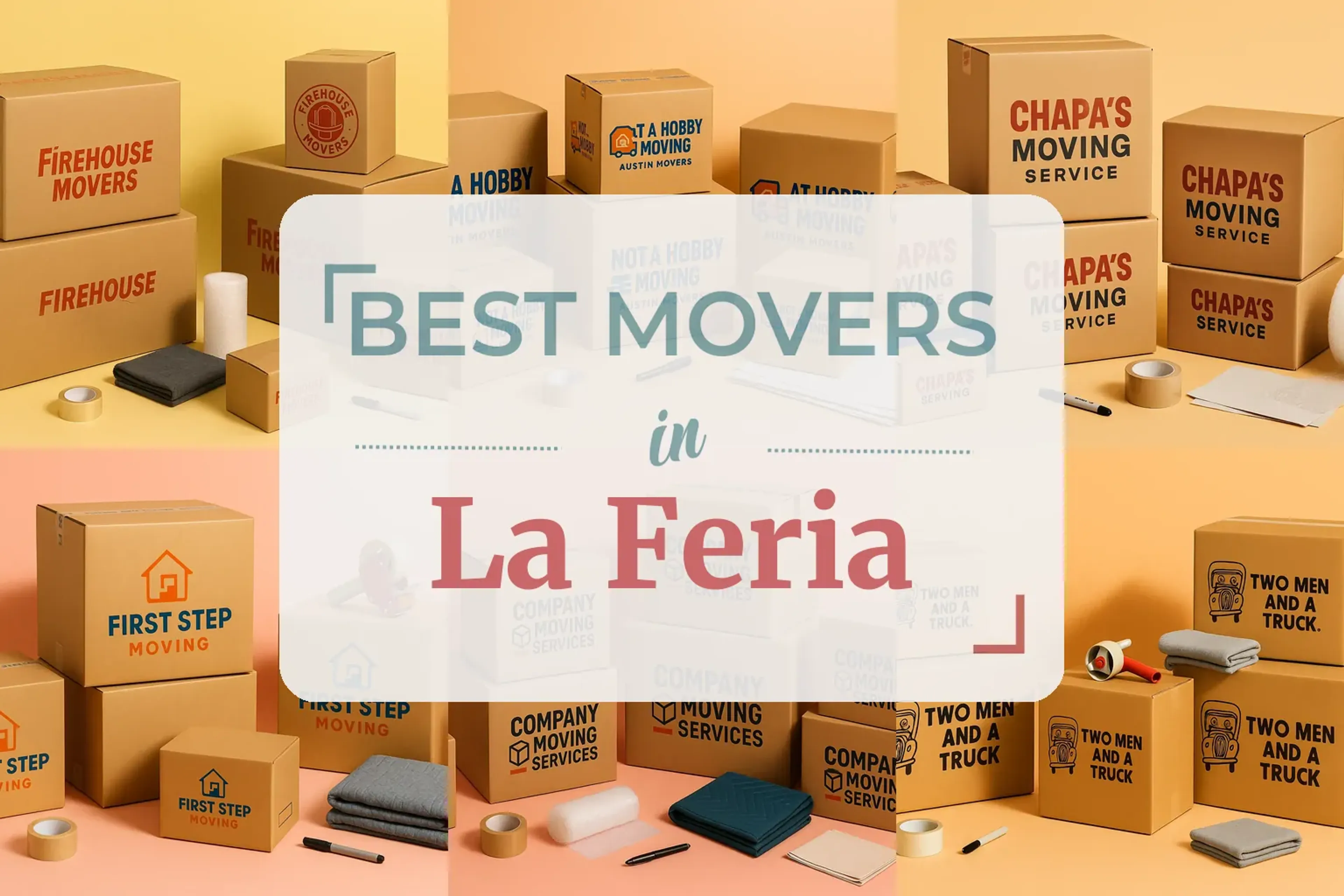 Side-by-side comparison of La Feria moving companies