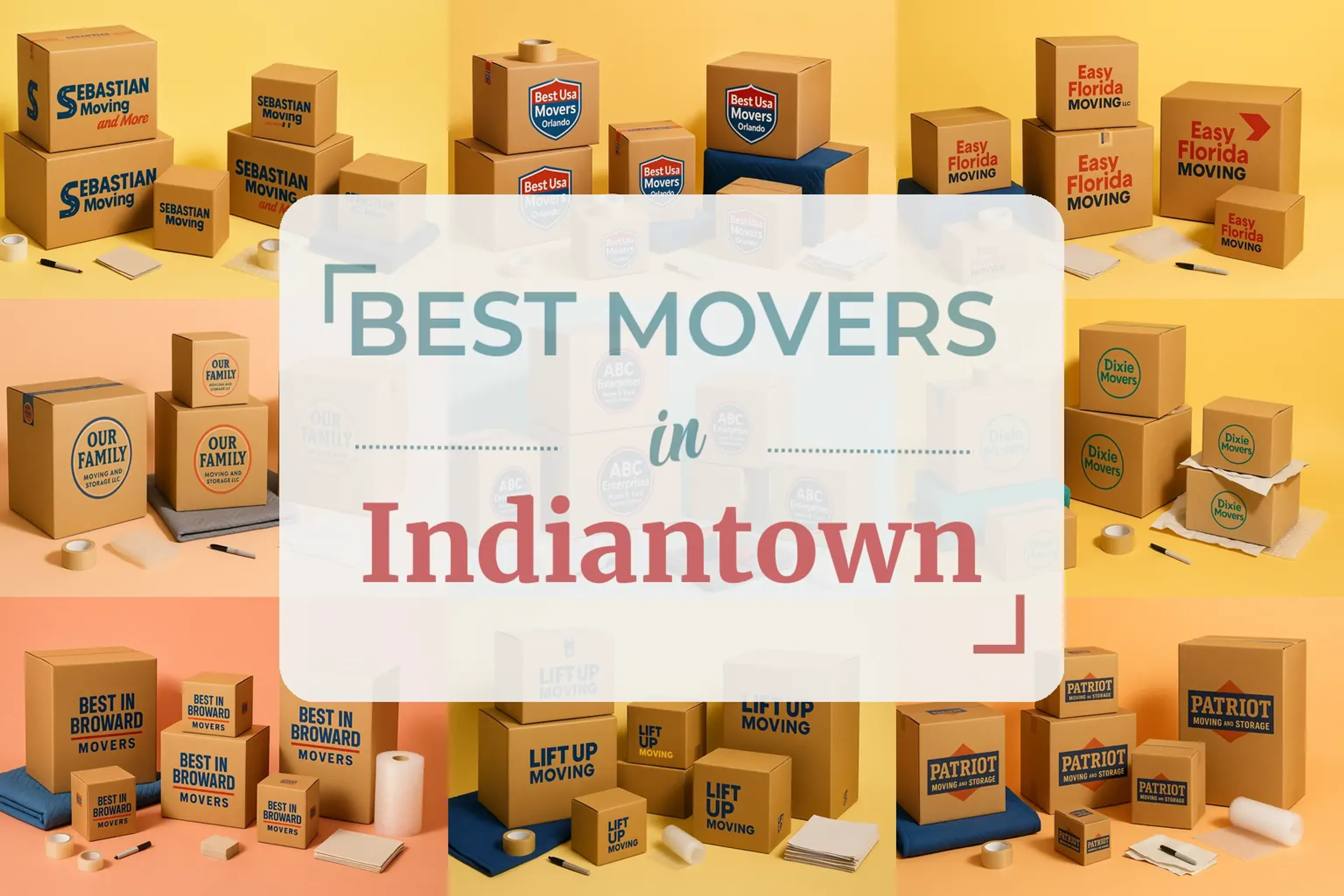 Side-by-side comparison of Indiantown moving companies