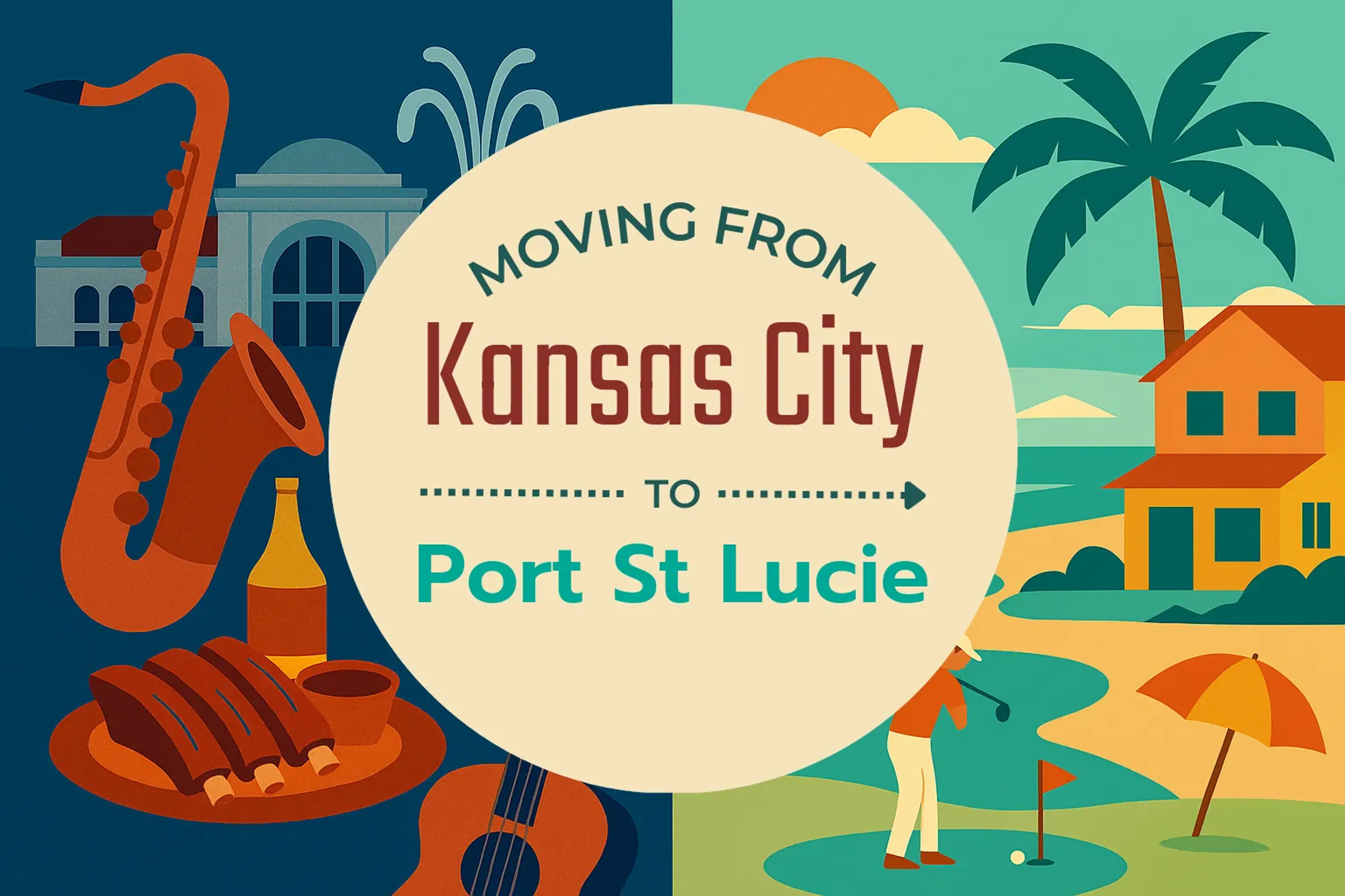 Side-by-side comparison of Kansas City to Port St. Lucie moving companies