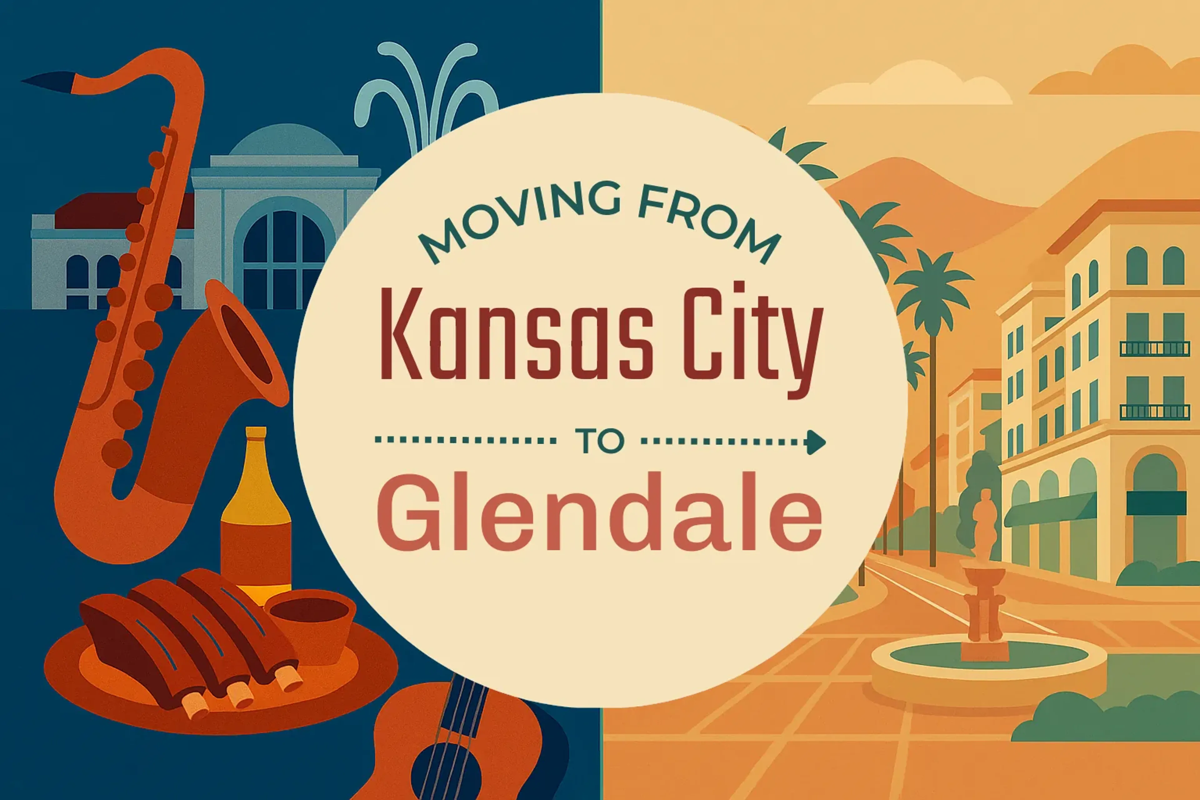 Side-by-side comparison of Kansas City to Glendale moving companies