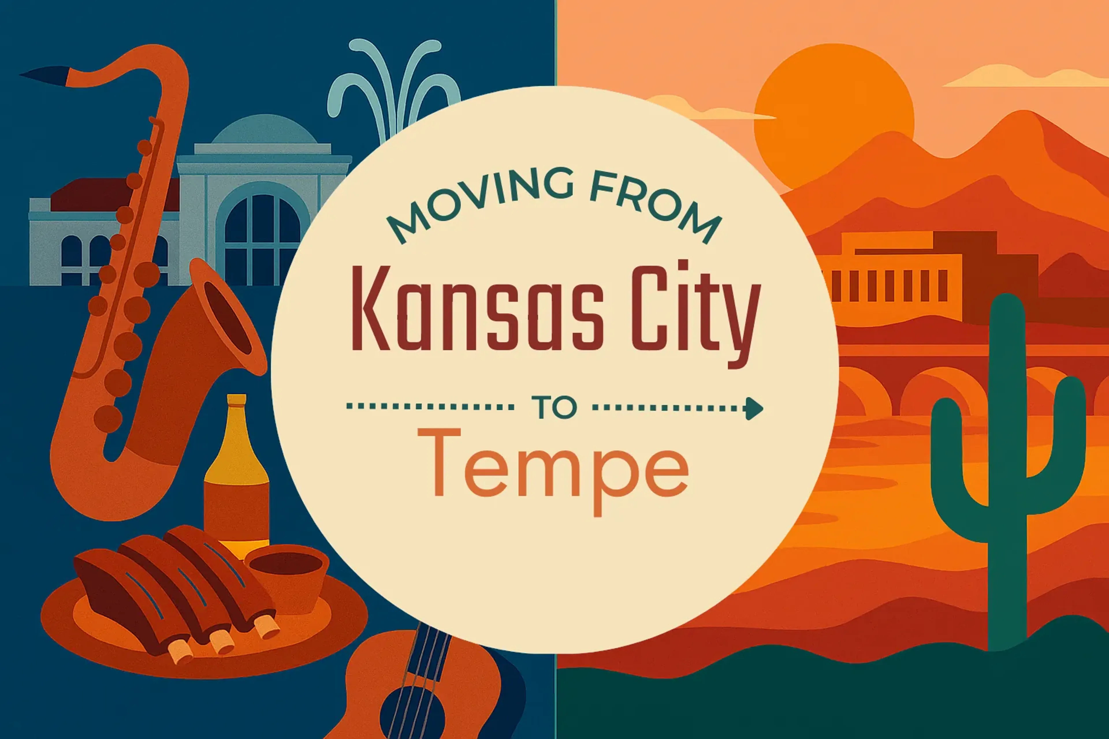 Side-by-side comparison of Kansas City to Tempe moving companies