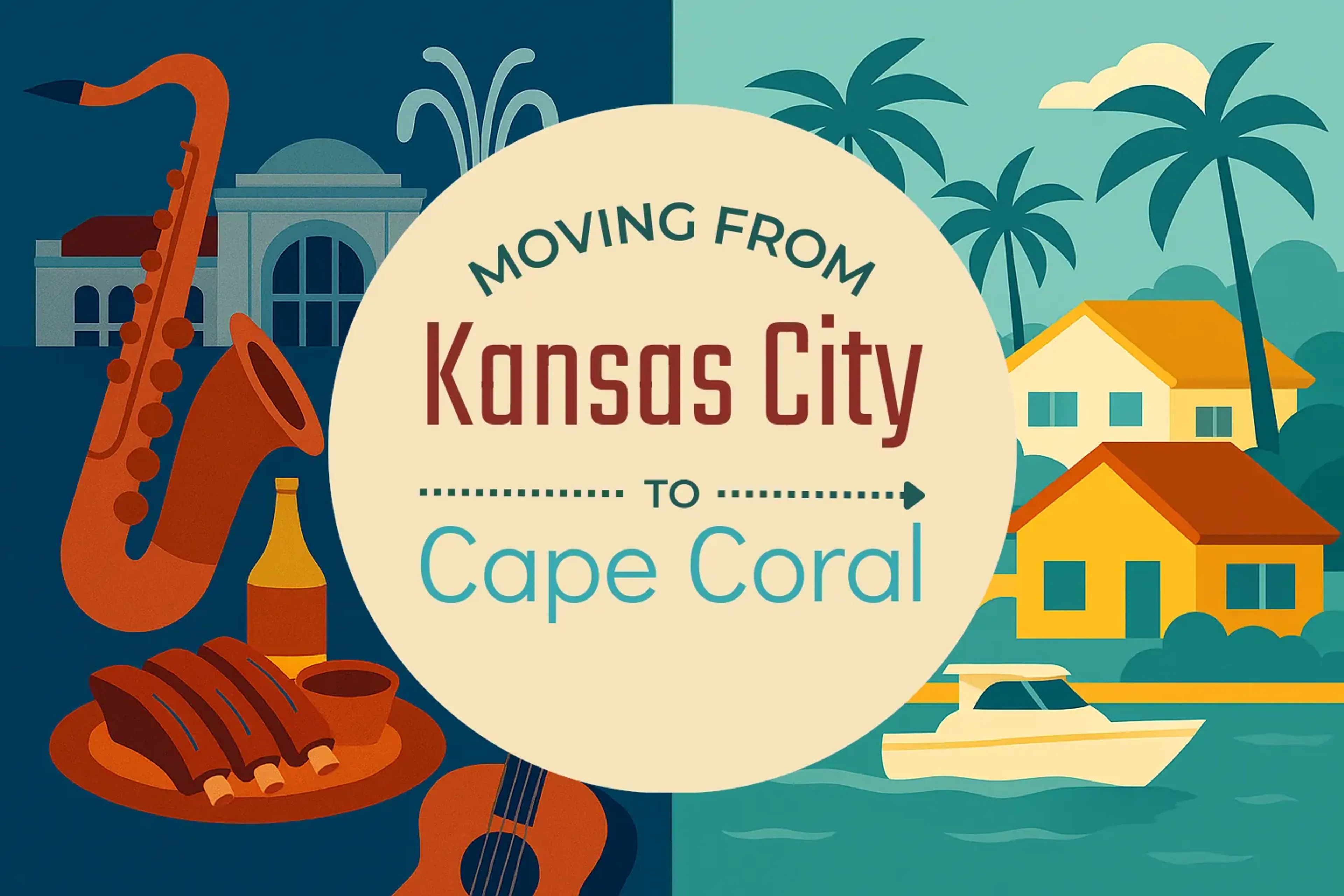 Side-by-side comparison of Kansas City to Cape Coral moving companies