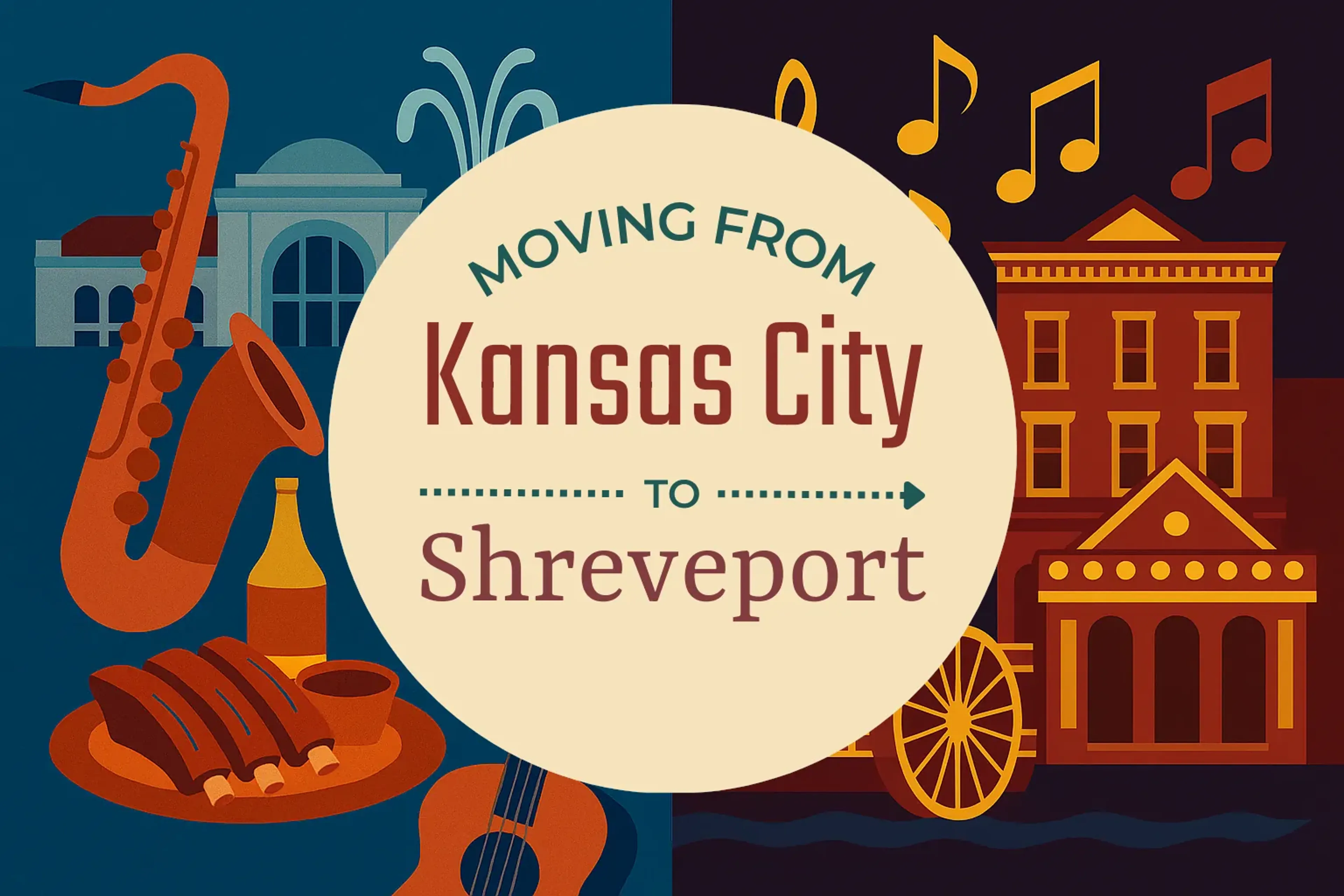 Side-by-side comparison of Kansas City to Shreveport moving companies