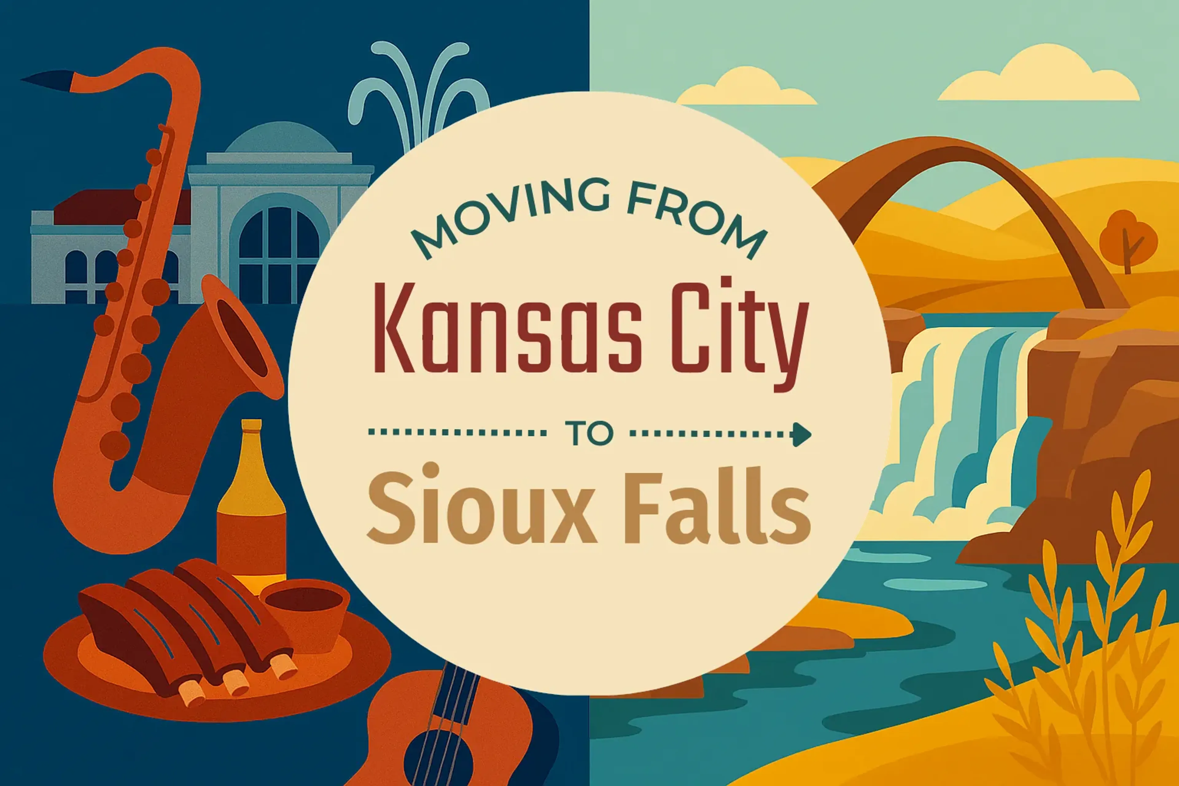 Side-by-side comparison of Kansas City to Sioux Falls moving companies