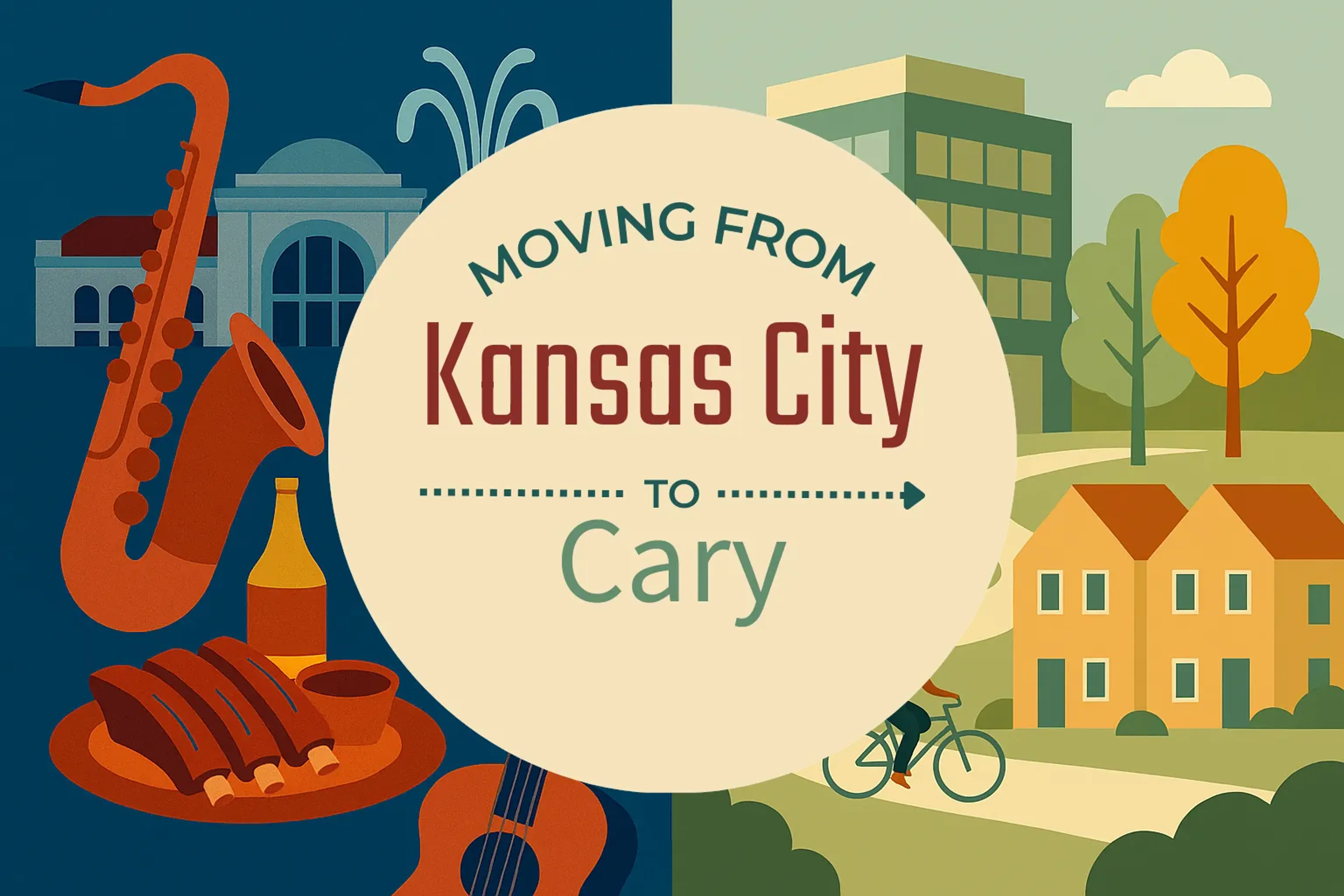 Side-by-side comparison of Kansas City to Cary moving companies