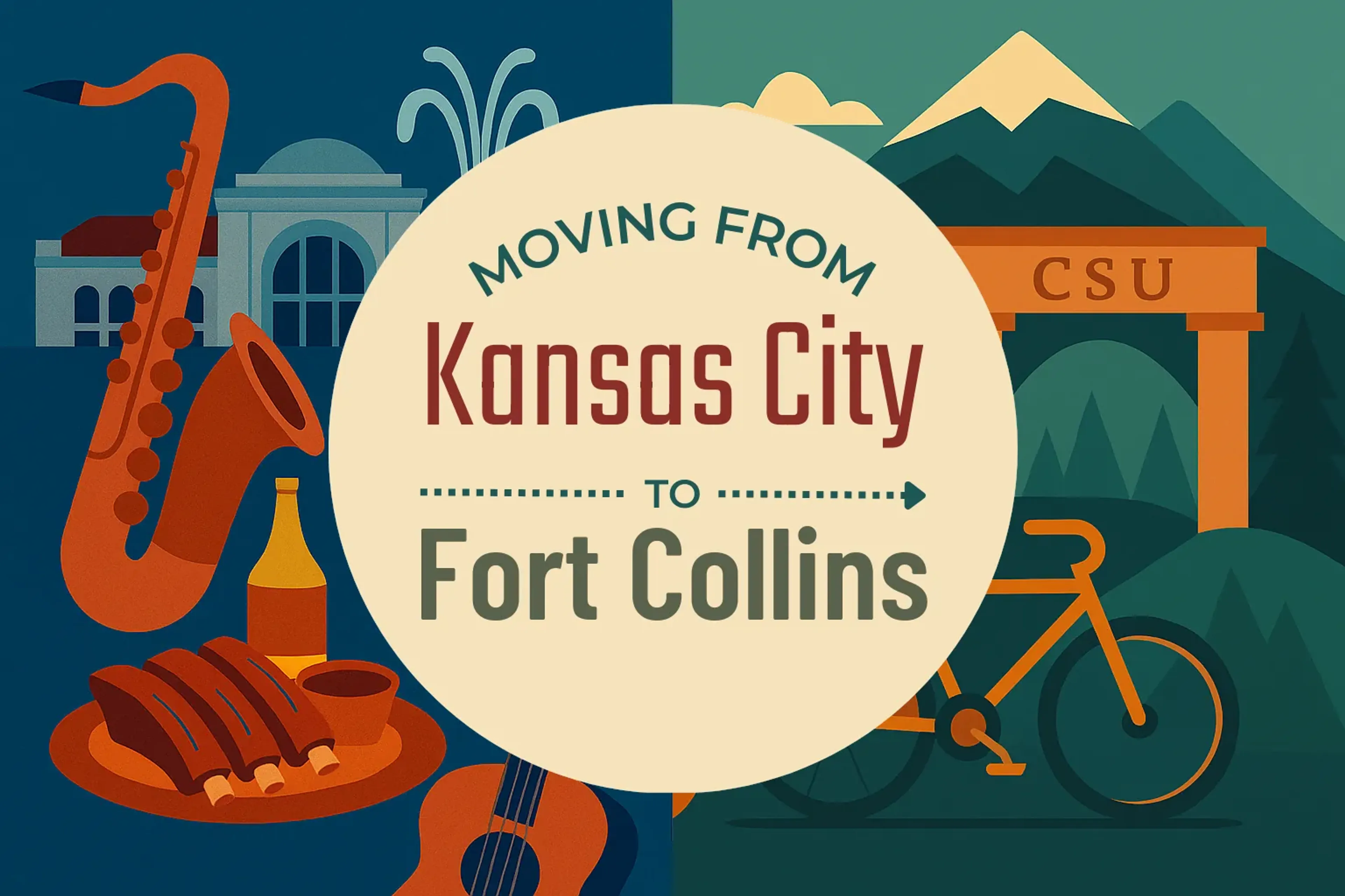 Side-by-side comparison of Kansas City to Fort Collins moving companies
