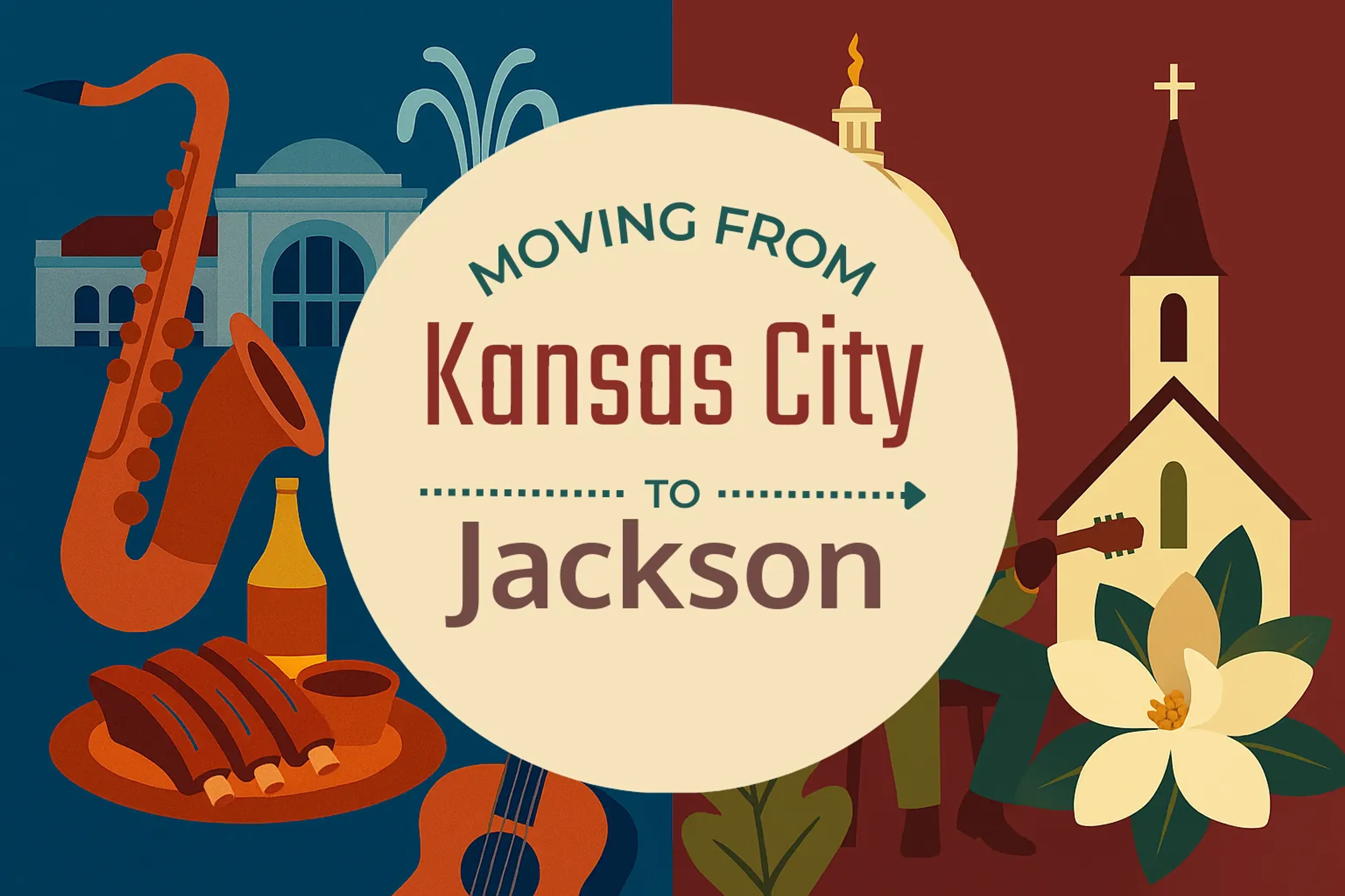 Side-by-side comparison of Kansas City to Jackson moving companies