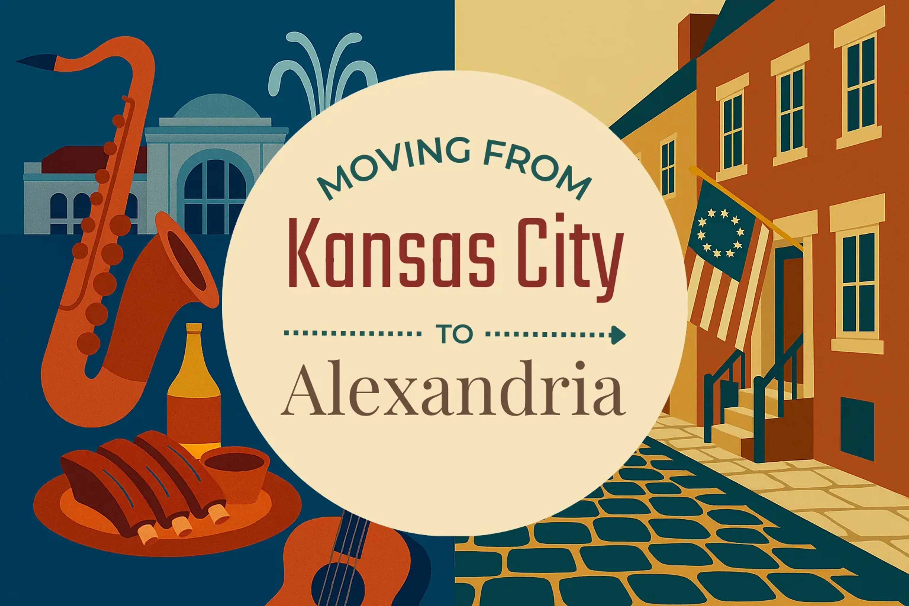 Side-by-side comparison of Kansas City to Alexandria moving companies