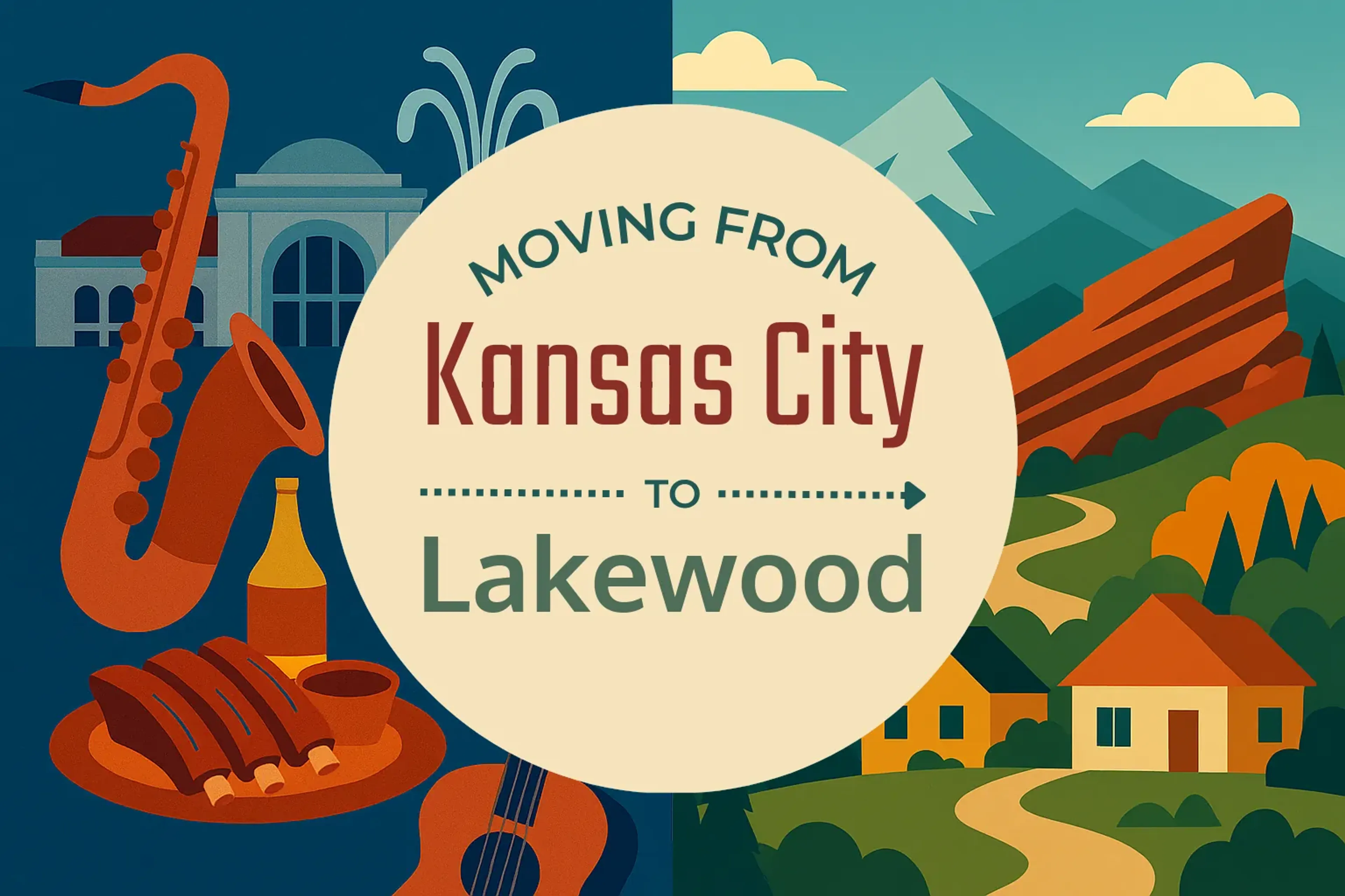 Side-by-side comparison of Kansas City to Lakewood moving companies