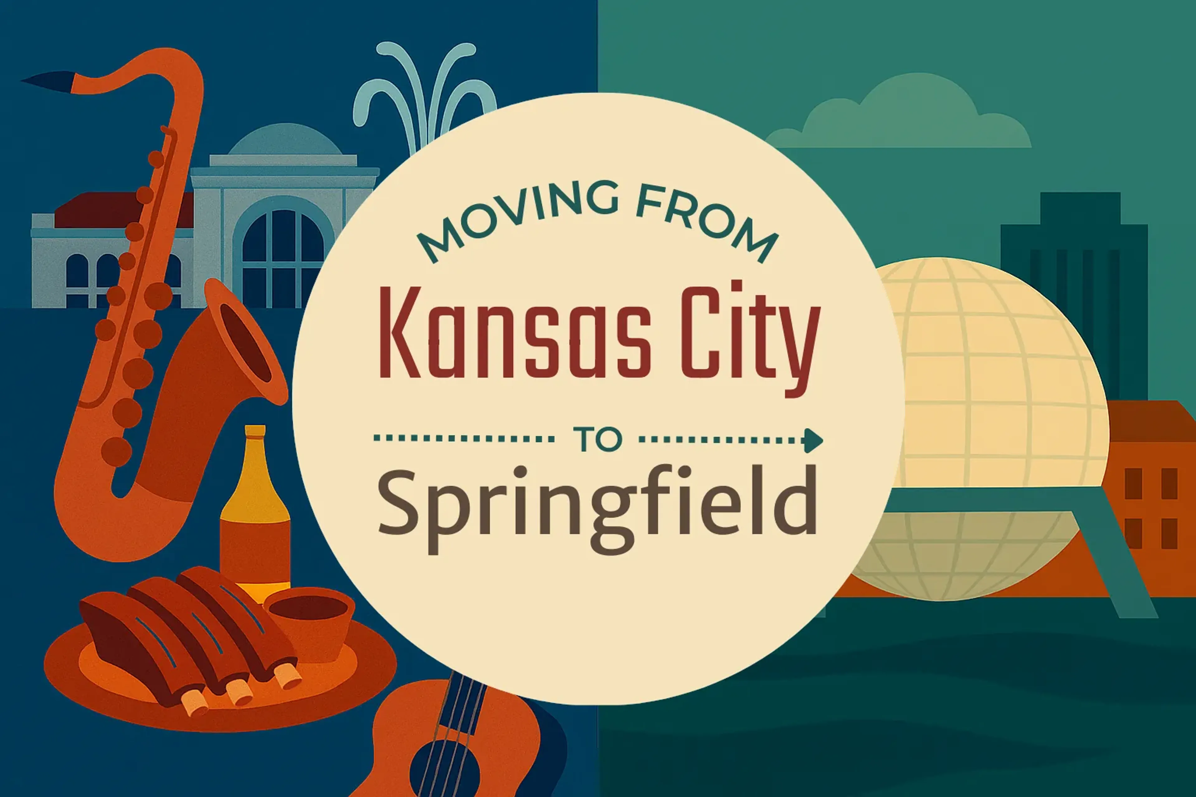 Side-by-side comparison of Kansas City to Springfield moving companies