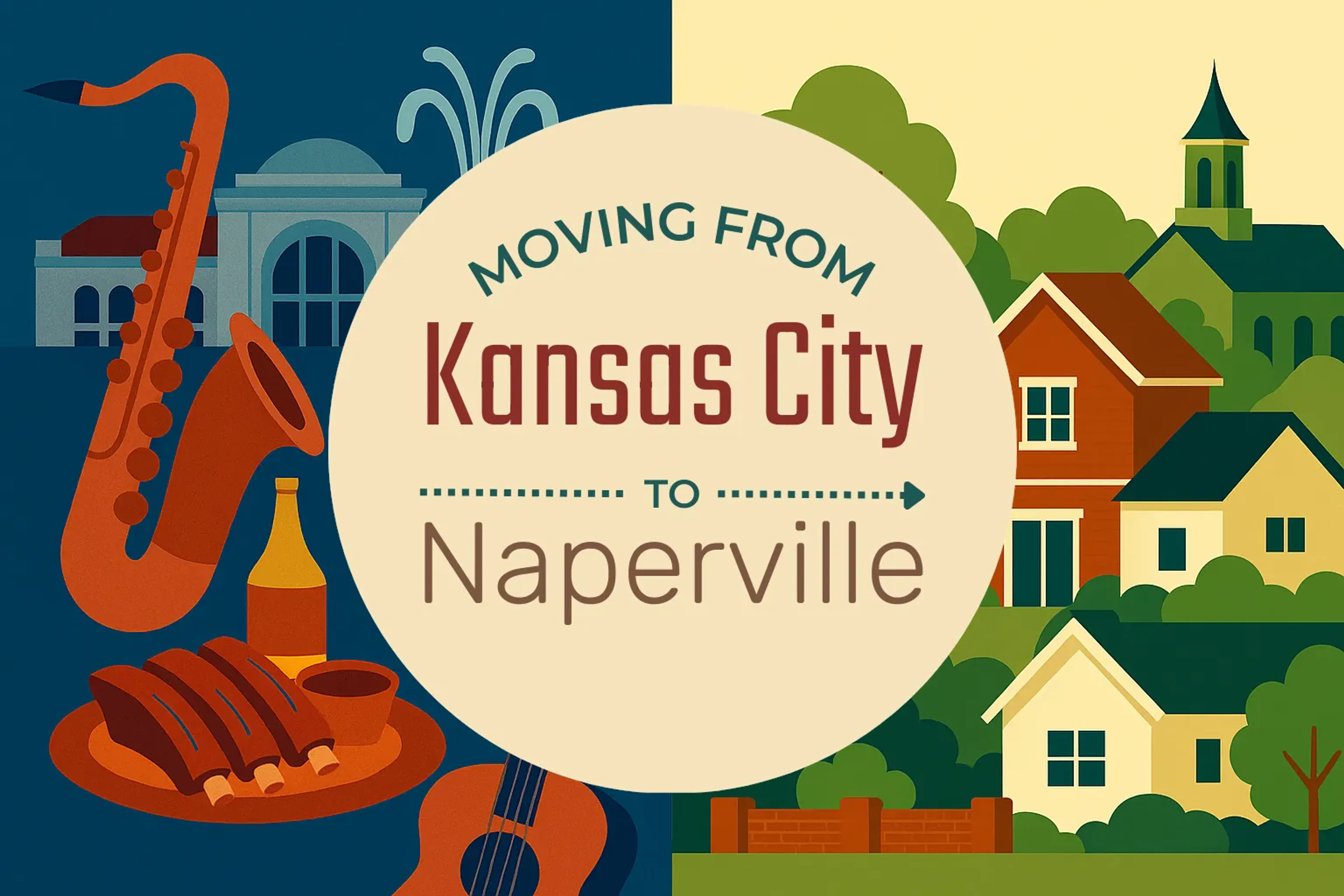 Side-by-side comparison of Kansas City to Naperville moving companies