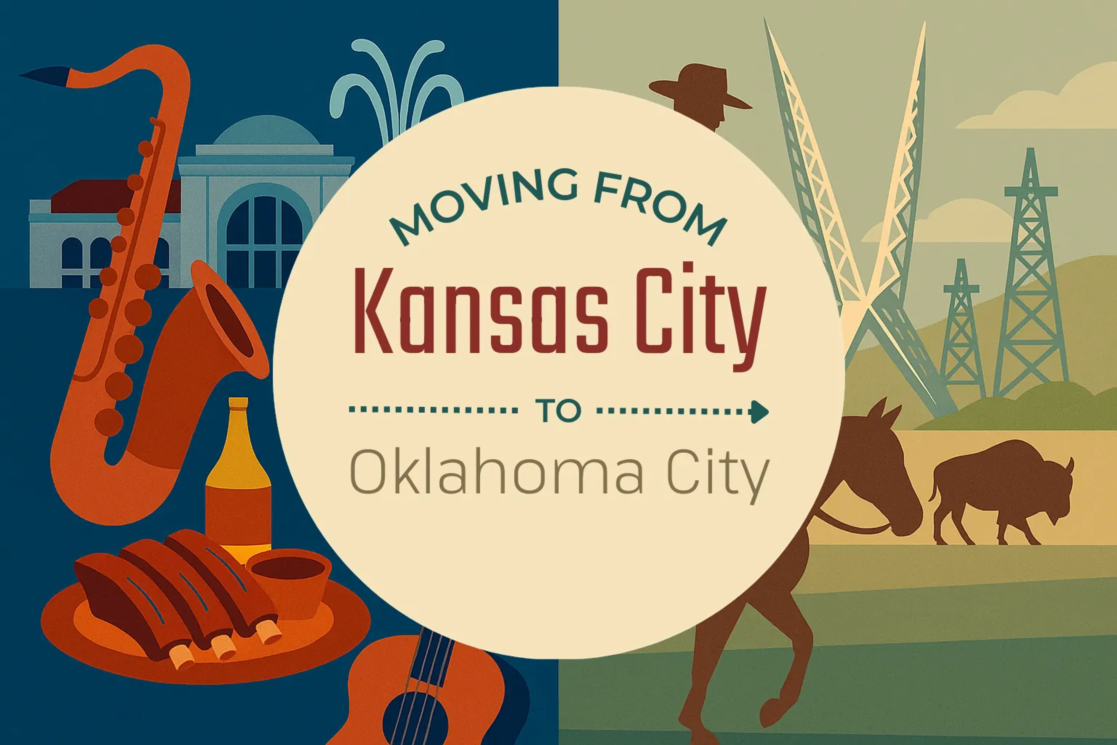 Side-by-side comparison of Kansas City to Oklahoma City moving companies