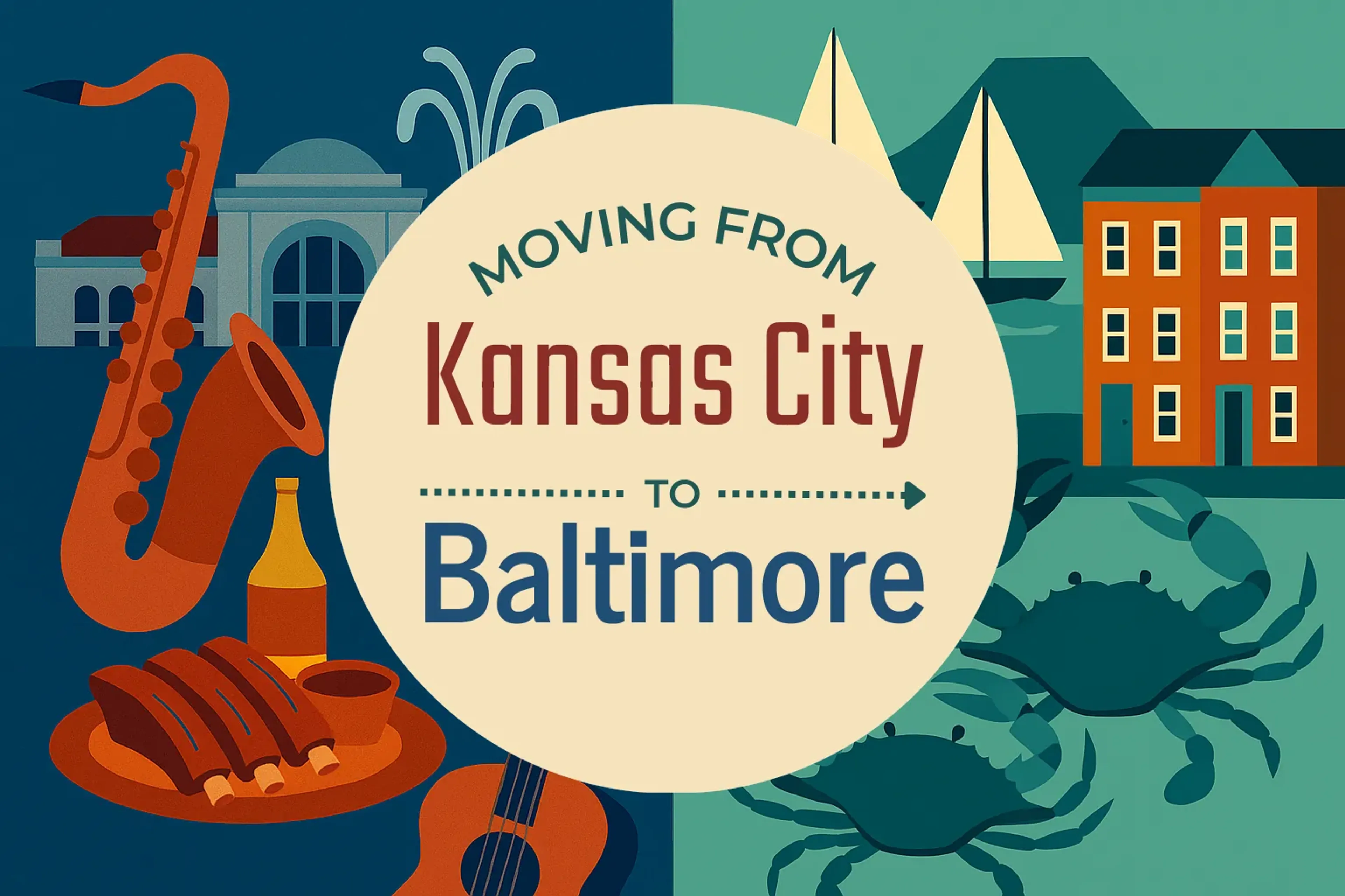 Side-by-side comparison of Kansas City to Baltimore moving companies