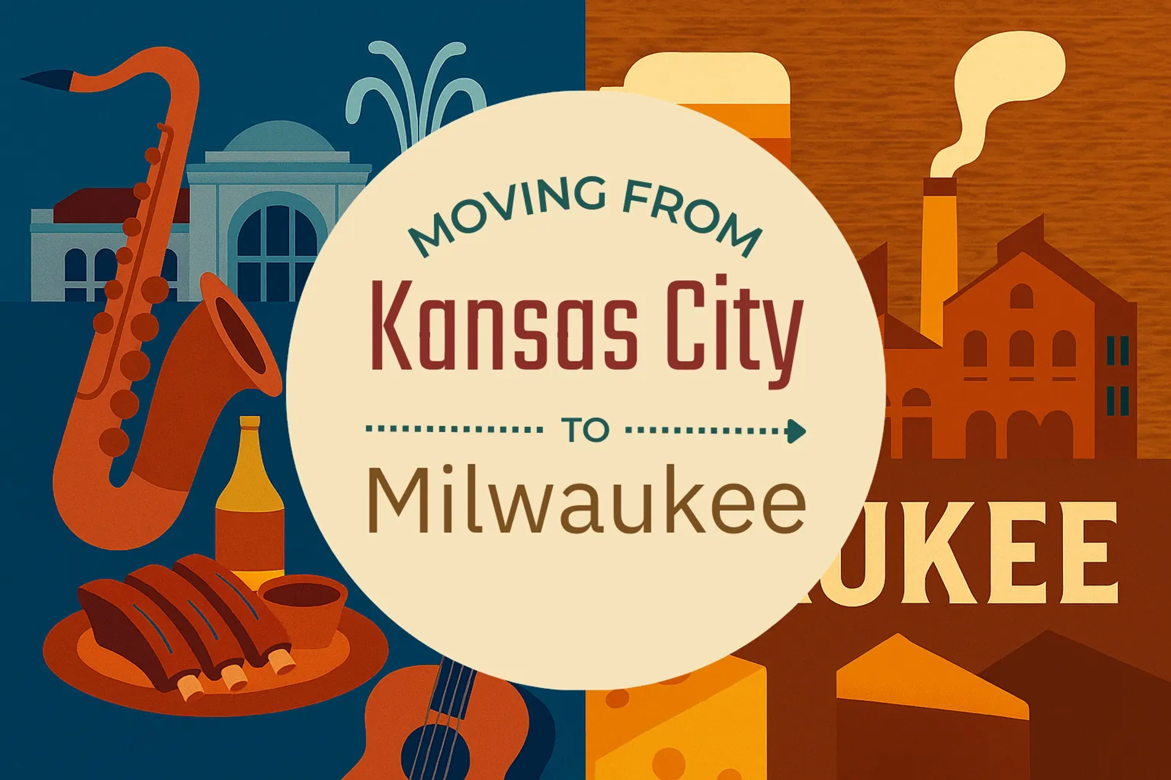 Side-by-side comparison of Kansas City to Milwaukee moving companies