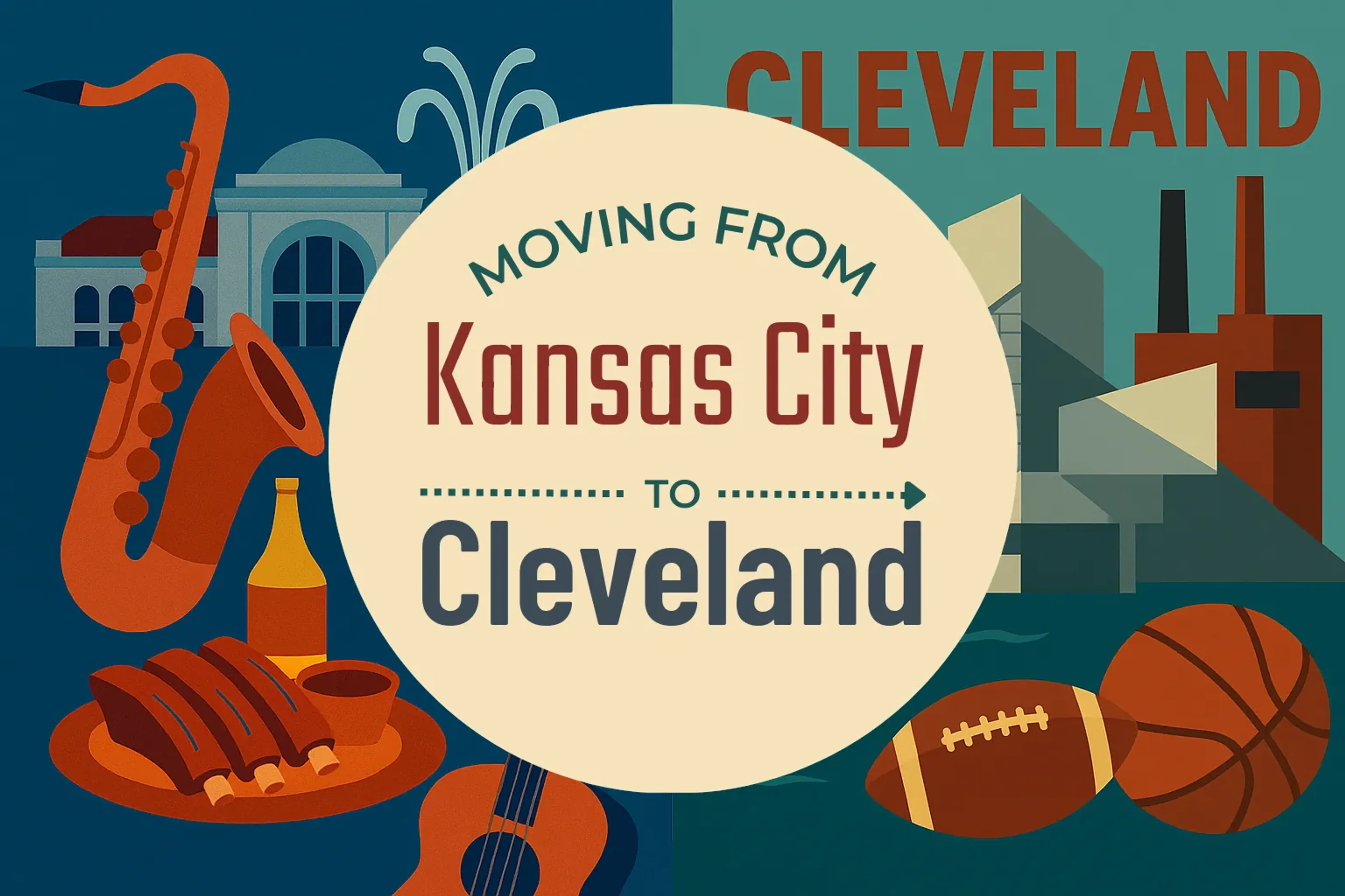Side-by-side comparison of Kansas City to Cleveland moving companies