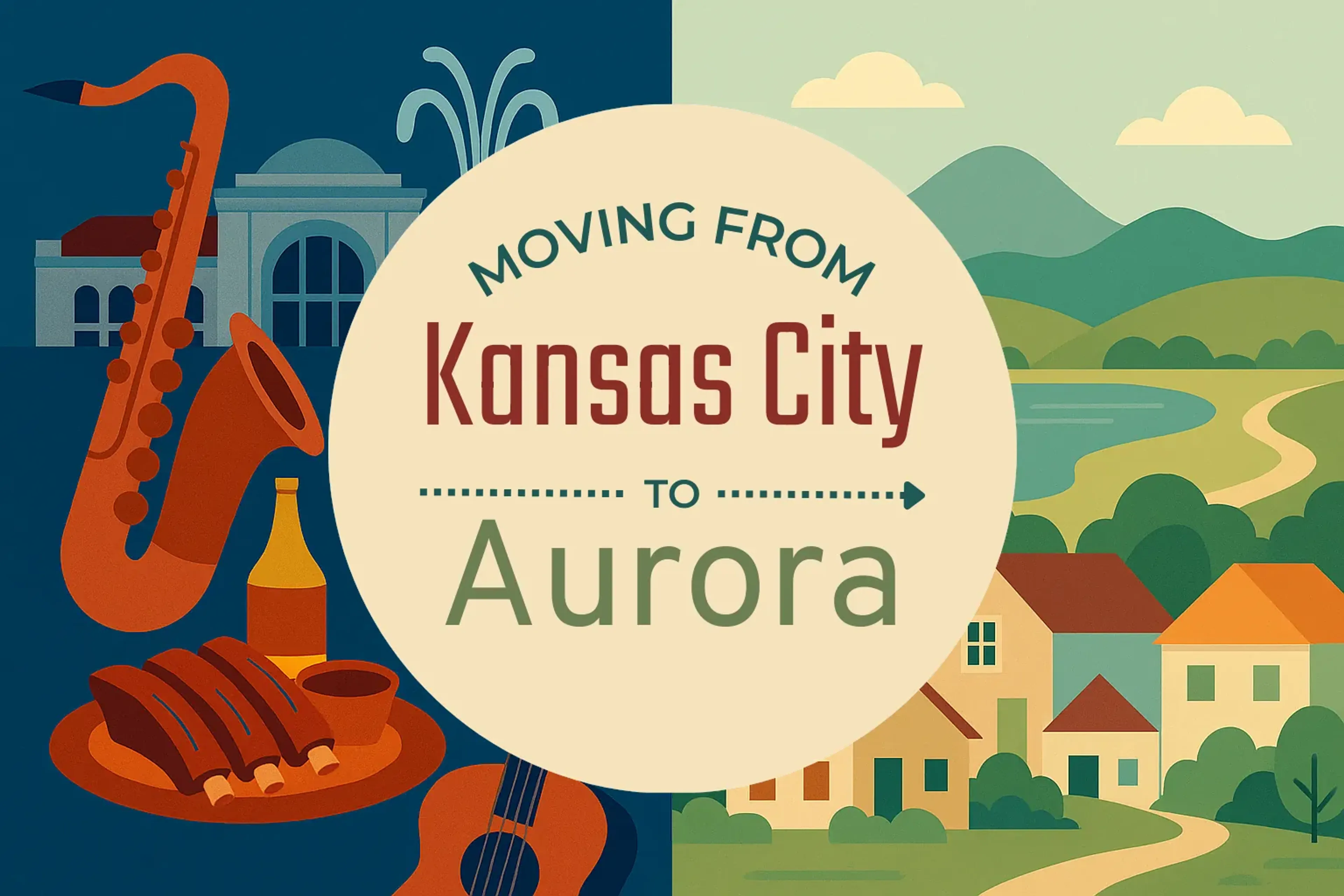 Side-by-side comparison of Kansas City to Aurora moving companies