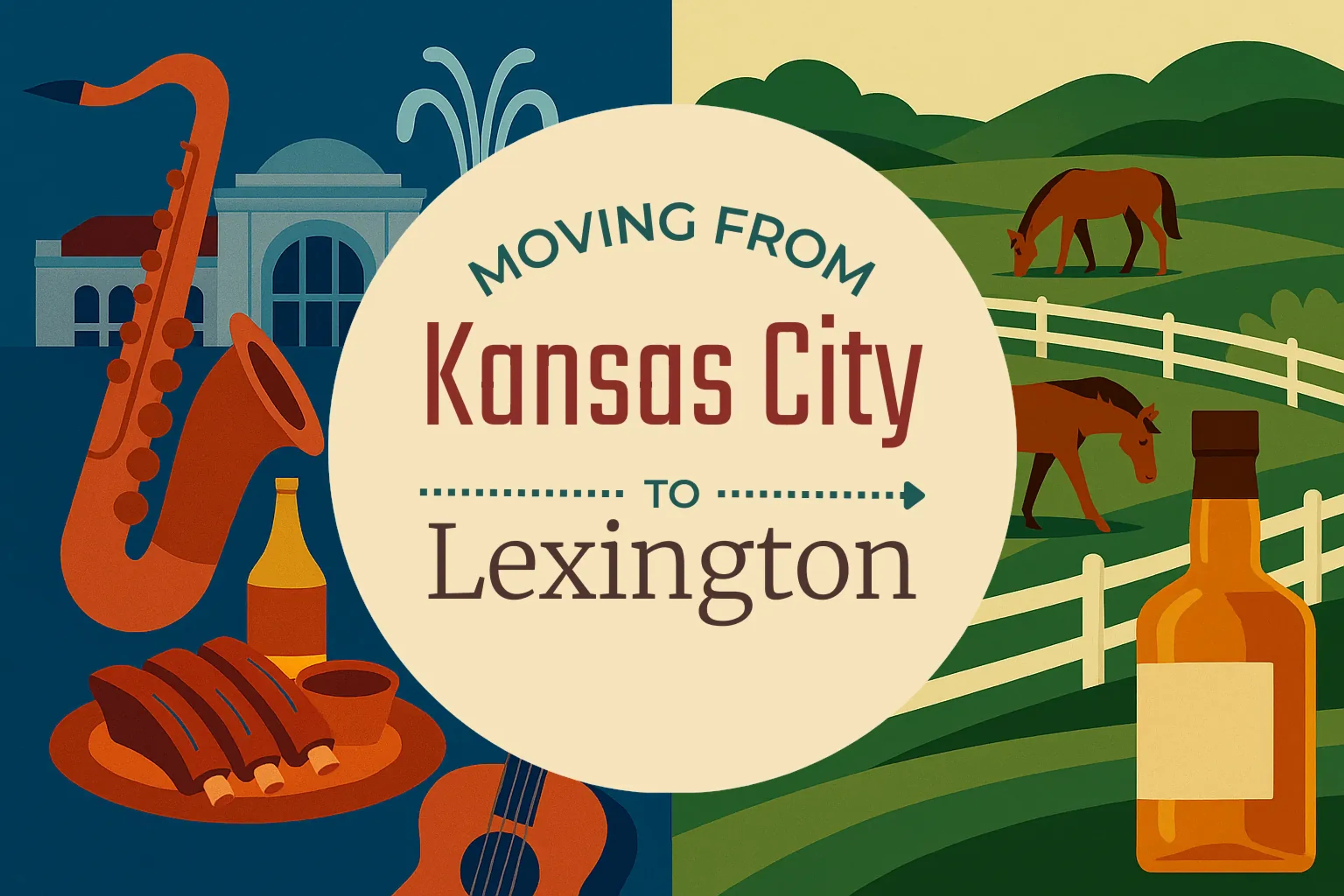 Side-by-side comparison of Kansas City to Lexington moving companies