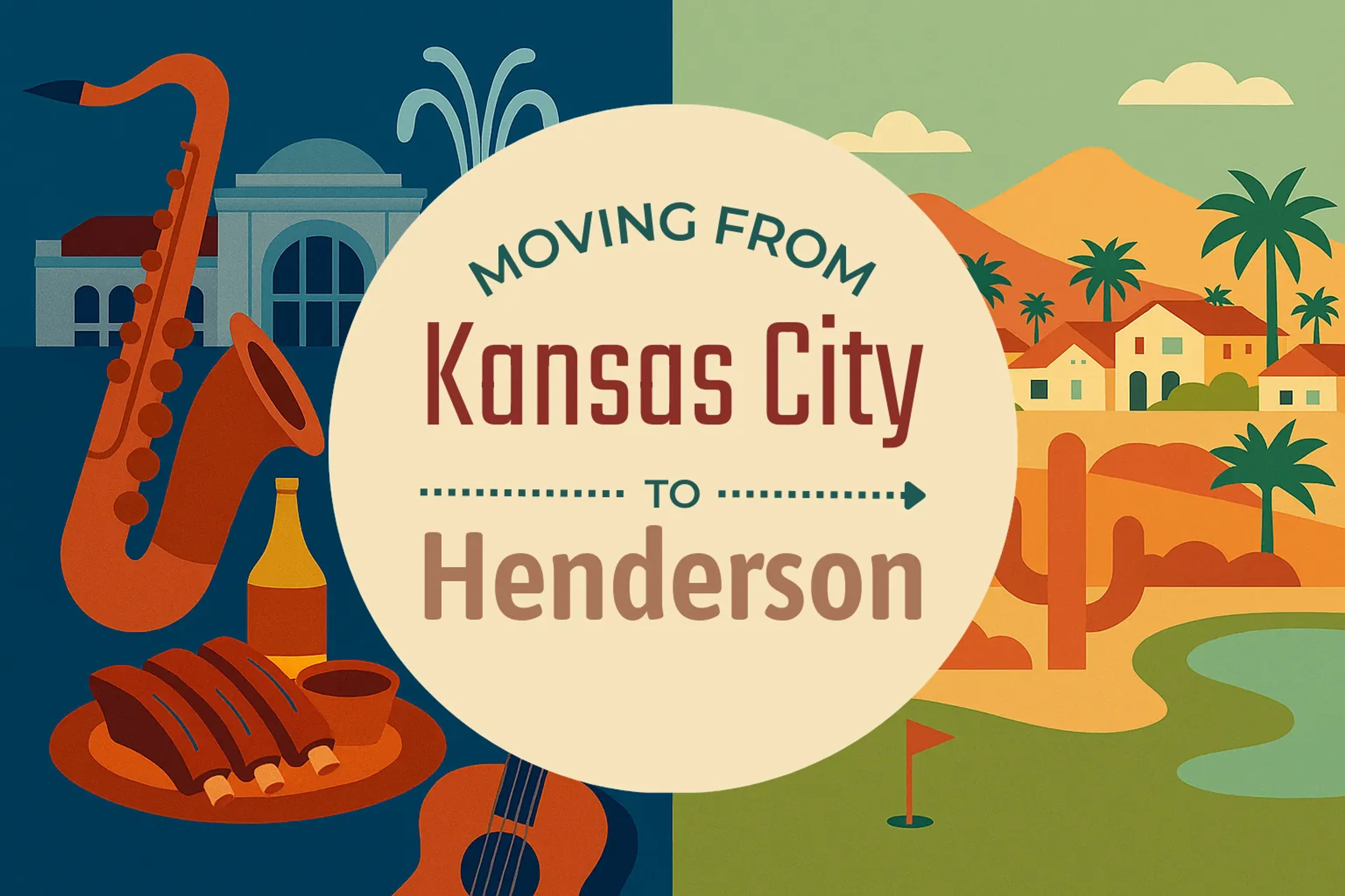 Side-by-side comparison of Kansas City to Henderson moving companies