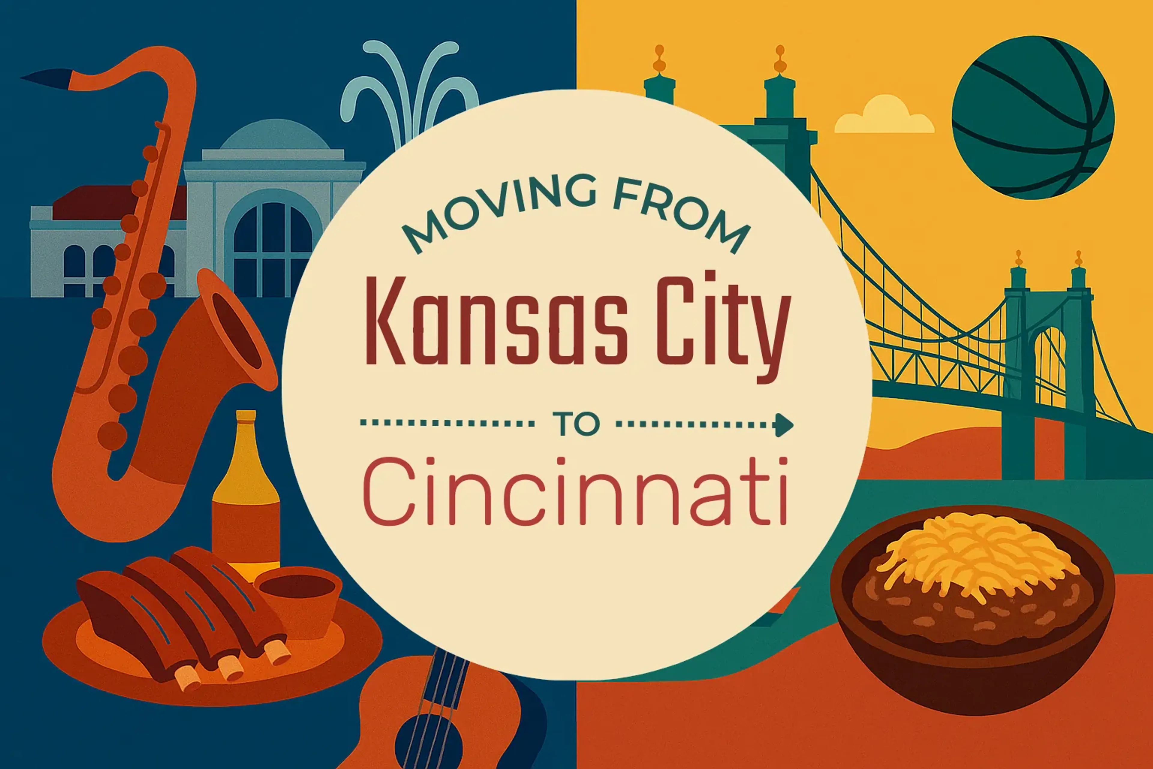 Side-by-side comparison of Kansas City to Cincinnati moving companies