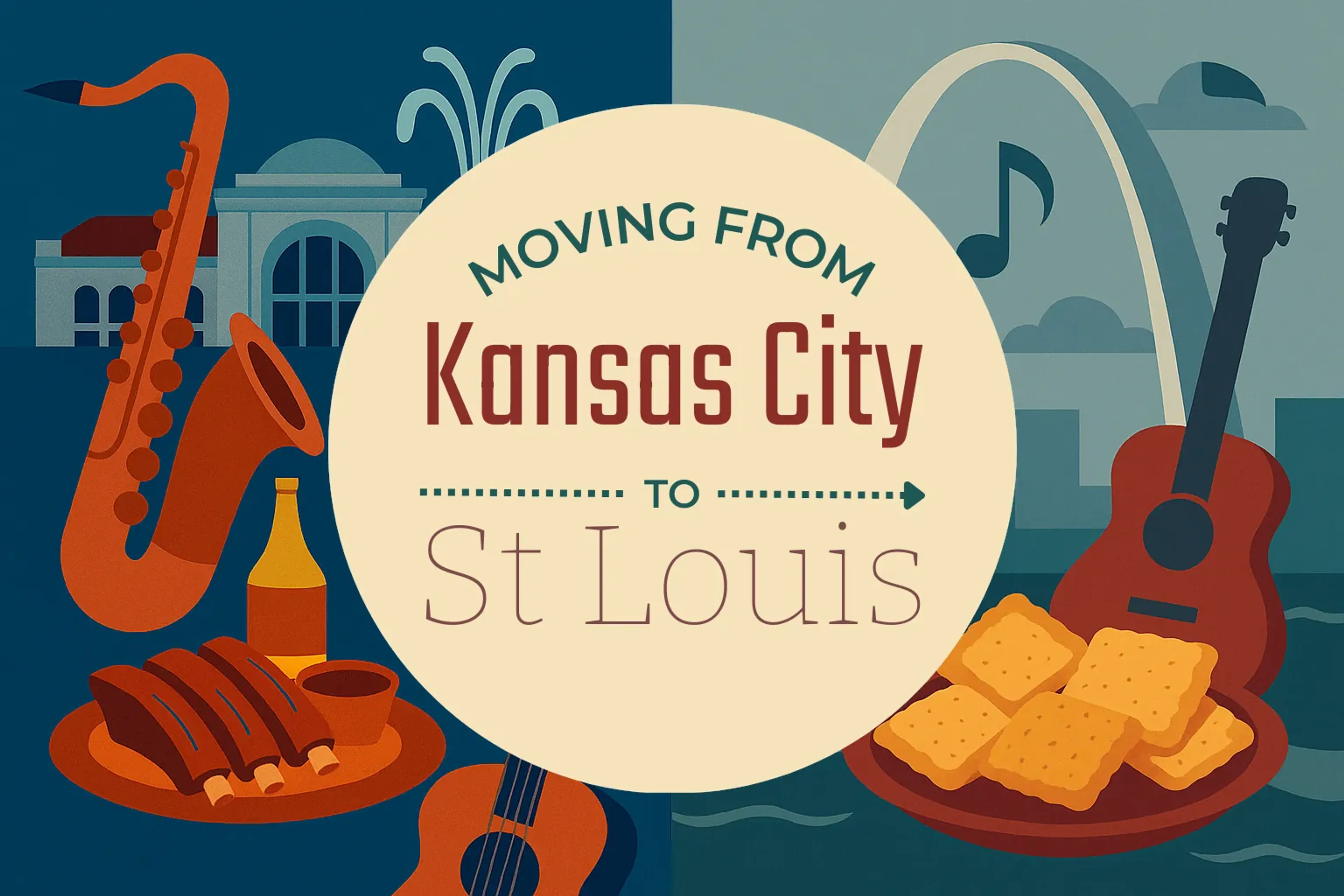 Side-by-side comparison of Kansas City to St. Louis moving companies