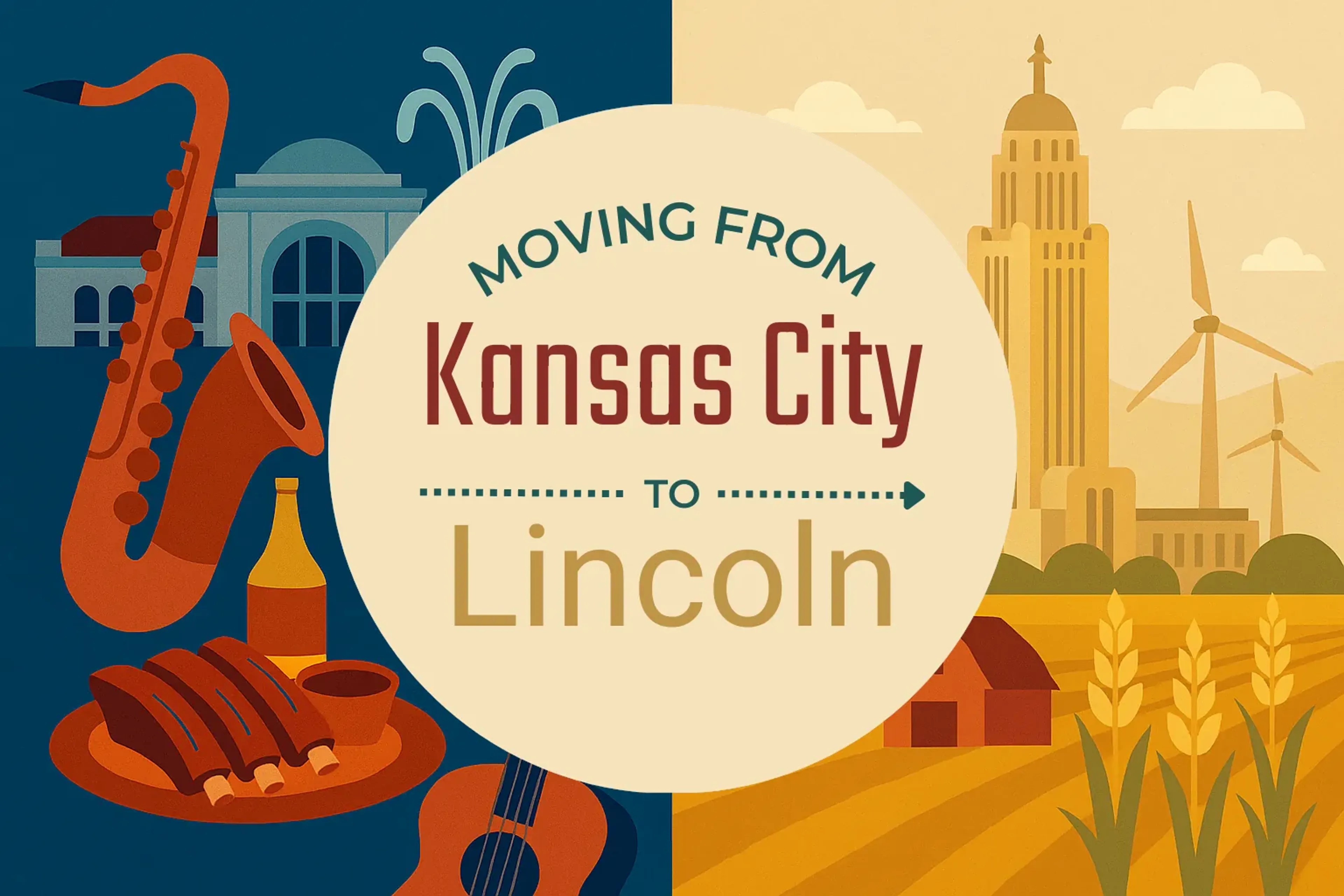 Side-by-side comparison of Kansas City to Lincoln moving companies