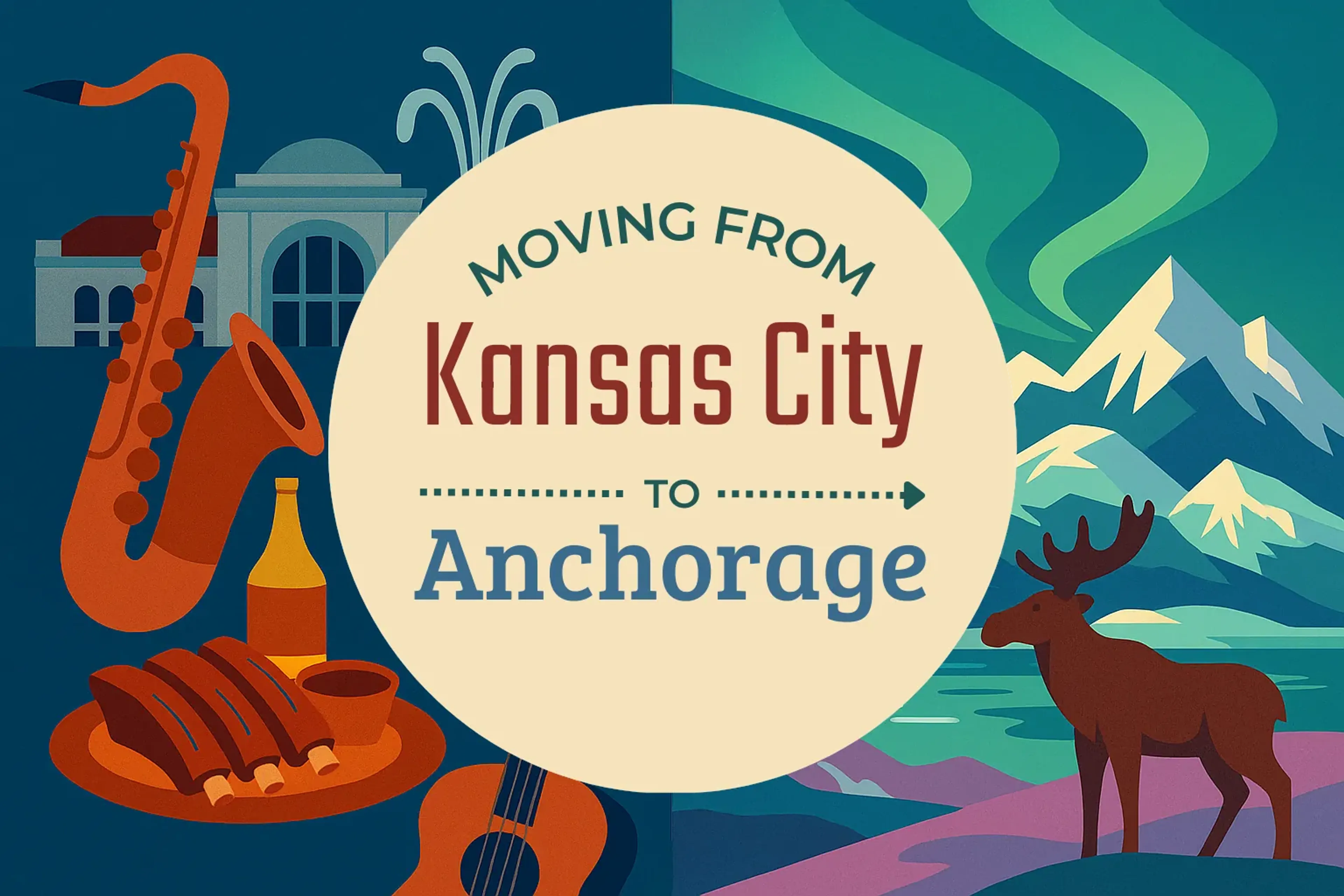 Side-by-side comparison of Kansas City to Anchorage moving companies