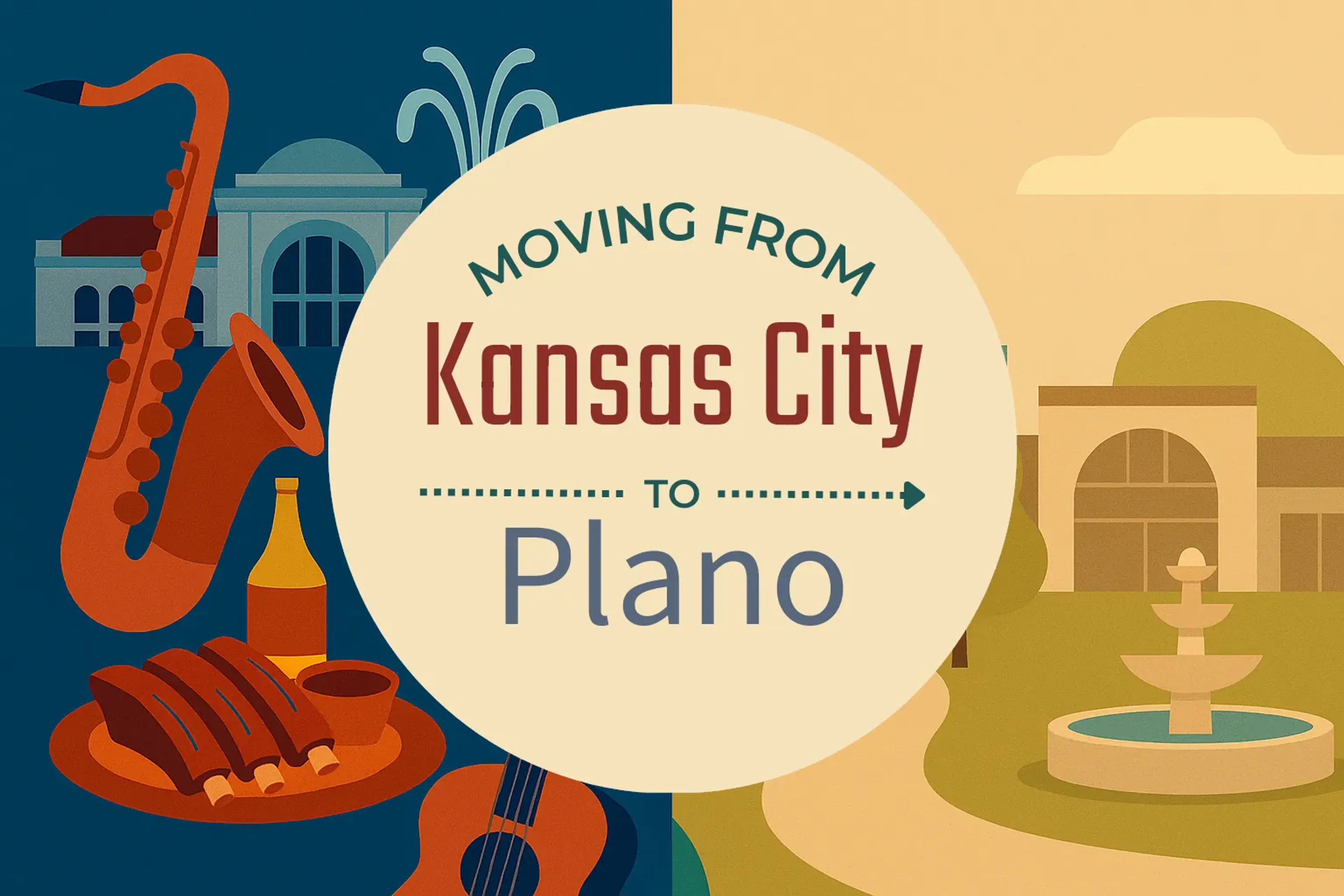 Side-by-side comparison of Kansas City to Plano moving companies