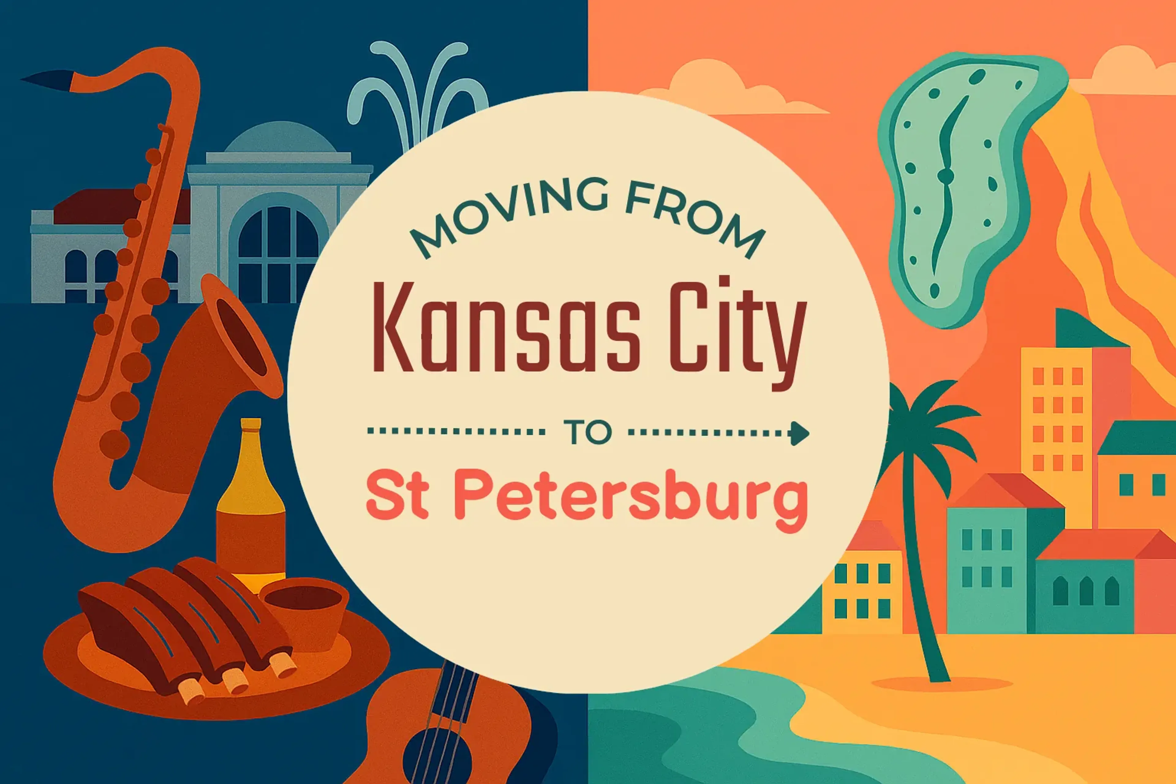 Side-by-side comparison of Kansas City to St. Petersburg moving companies