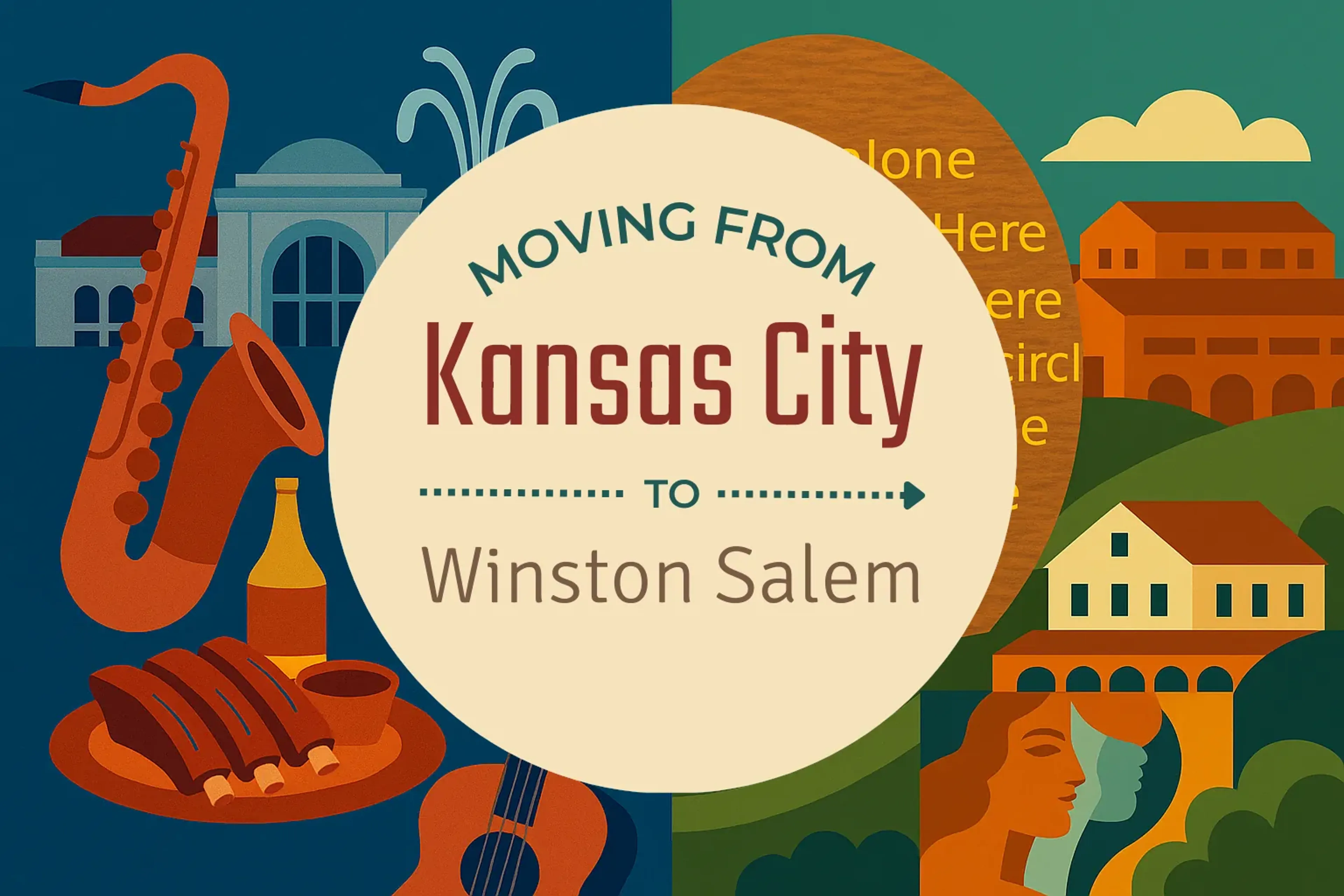 Side-by-side comparison of Kansas City to Winston Salem moving companies
