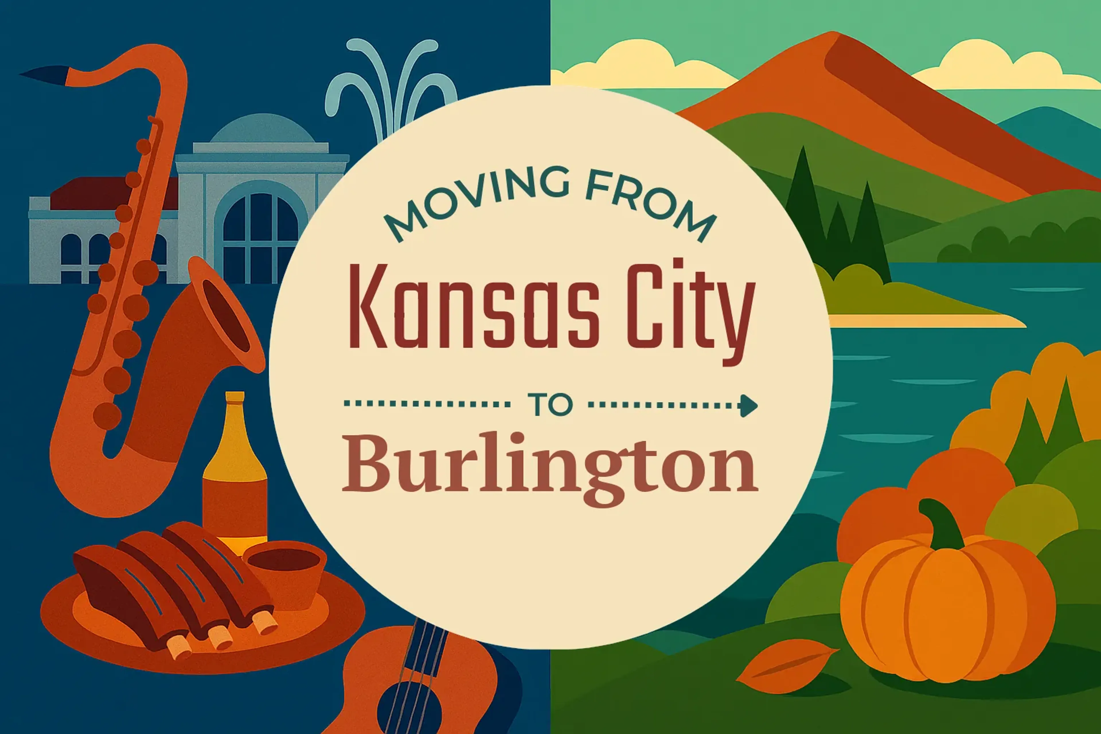 Side-by-side comparison of Kansas City to Burlington moving companies