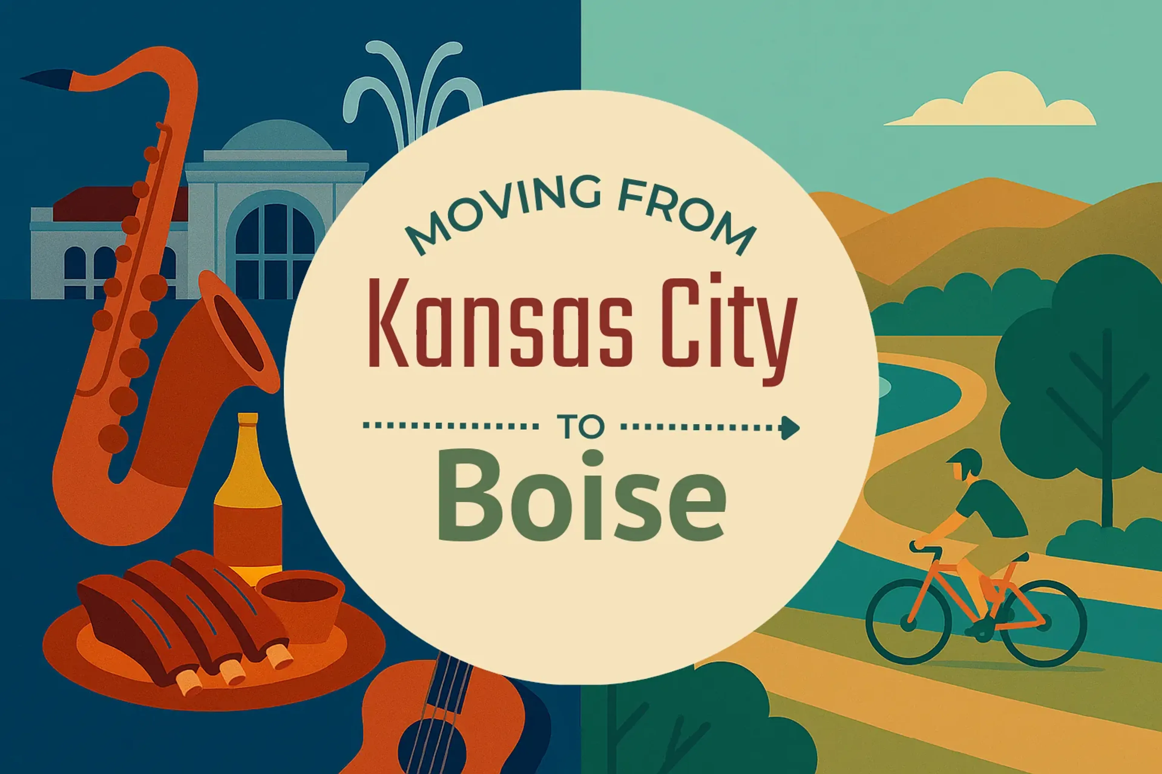 Side-by-side comparison of Kansas City to Boise moving companies