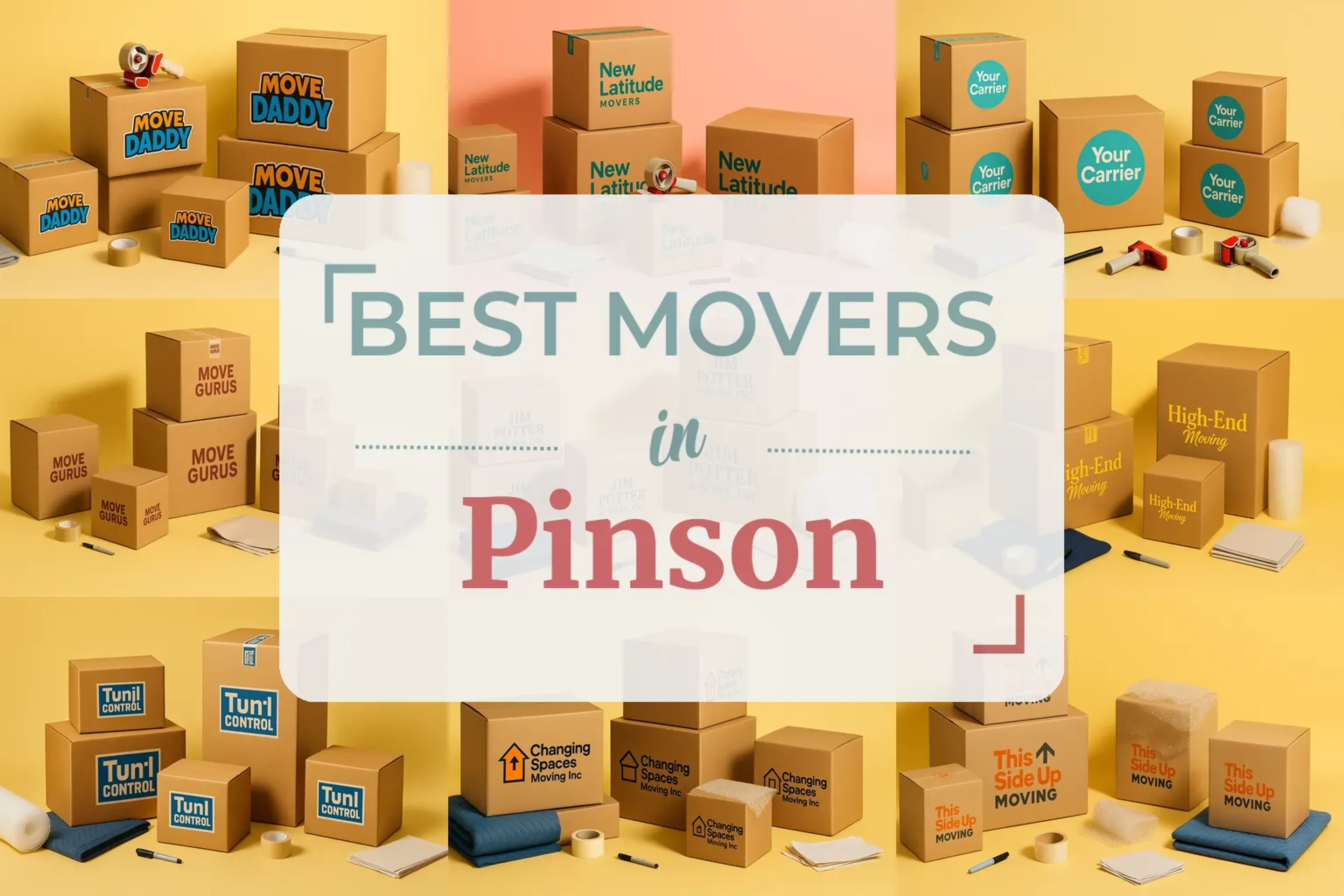 Side-by-side comparison of Pinson moving companies