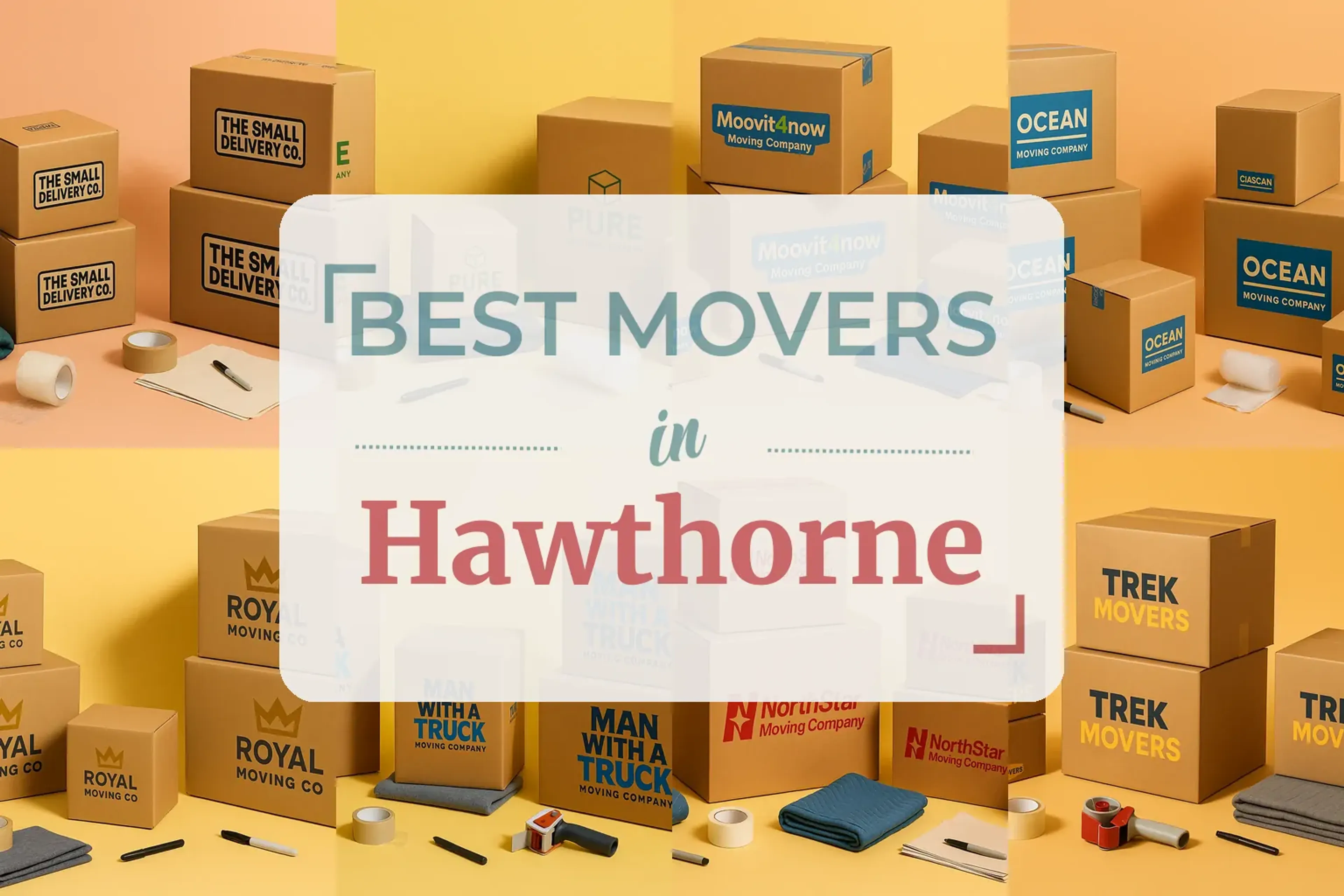Side-by-side comparison of Hawthorne moving companies
