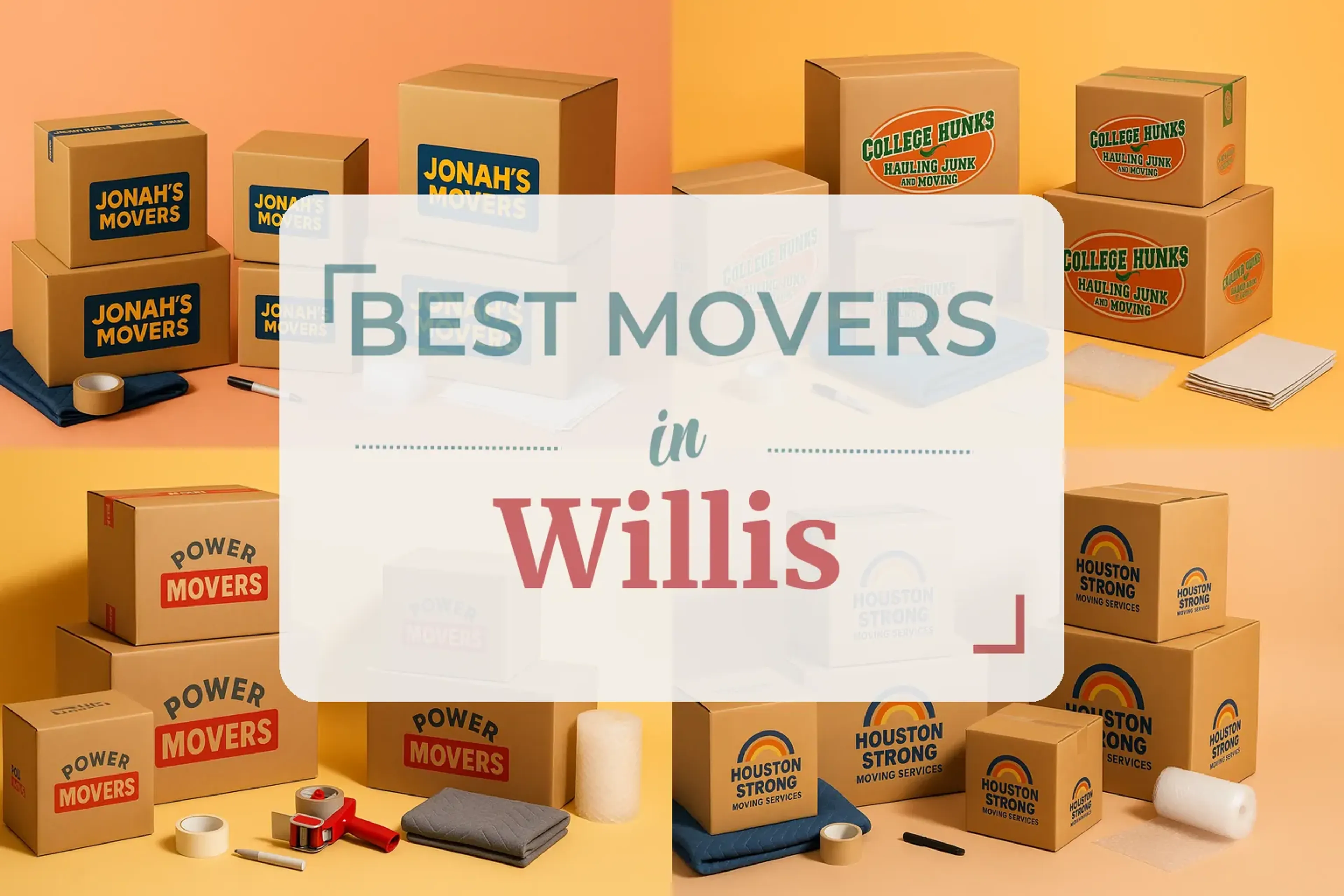 Side-by-side comparison of Willis moving companies
