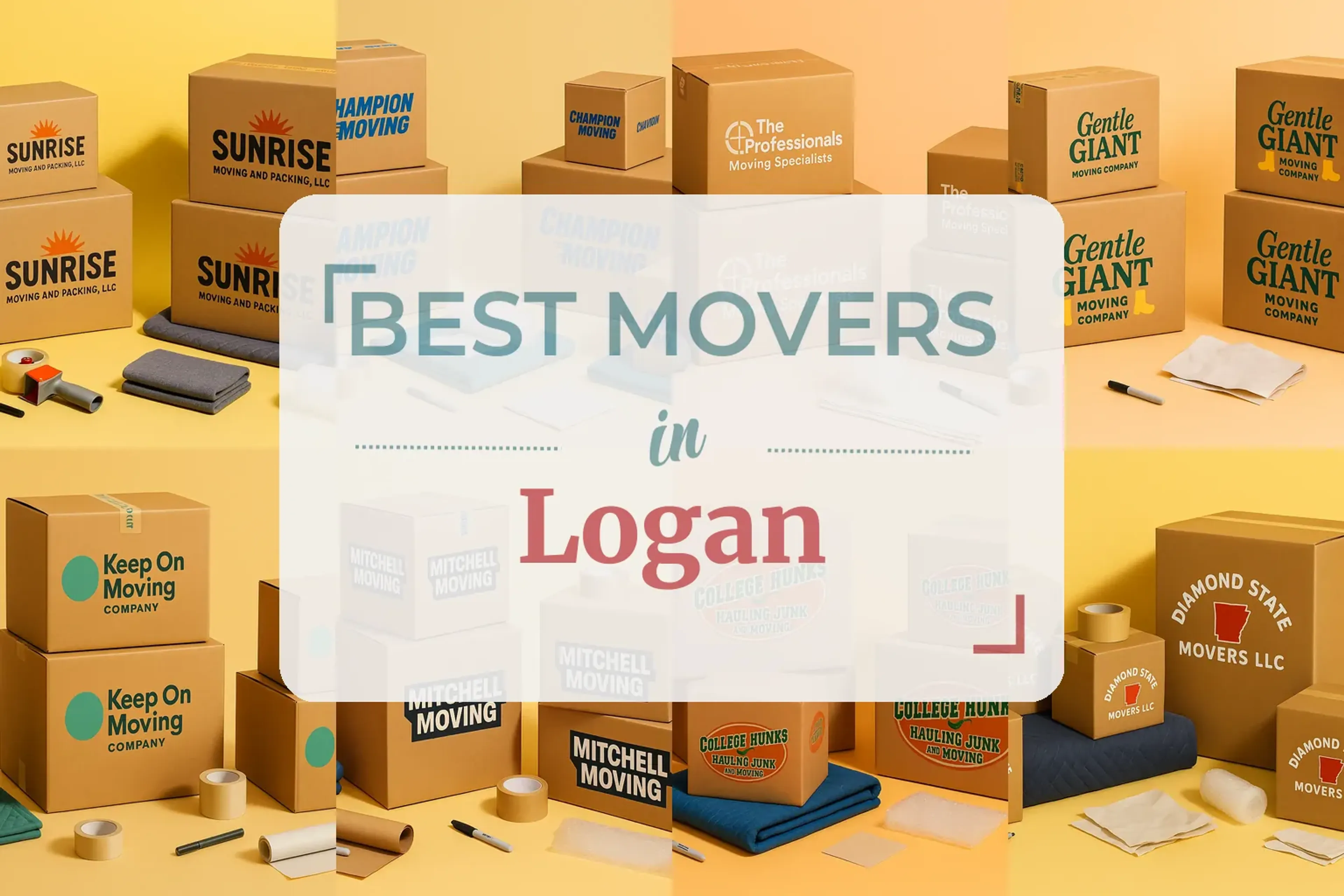 Side-by-side comparison of Logan moving companies