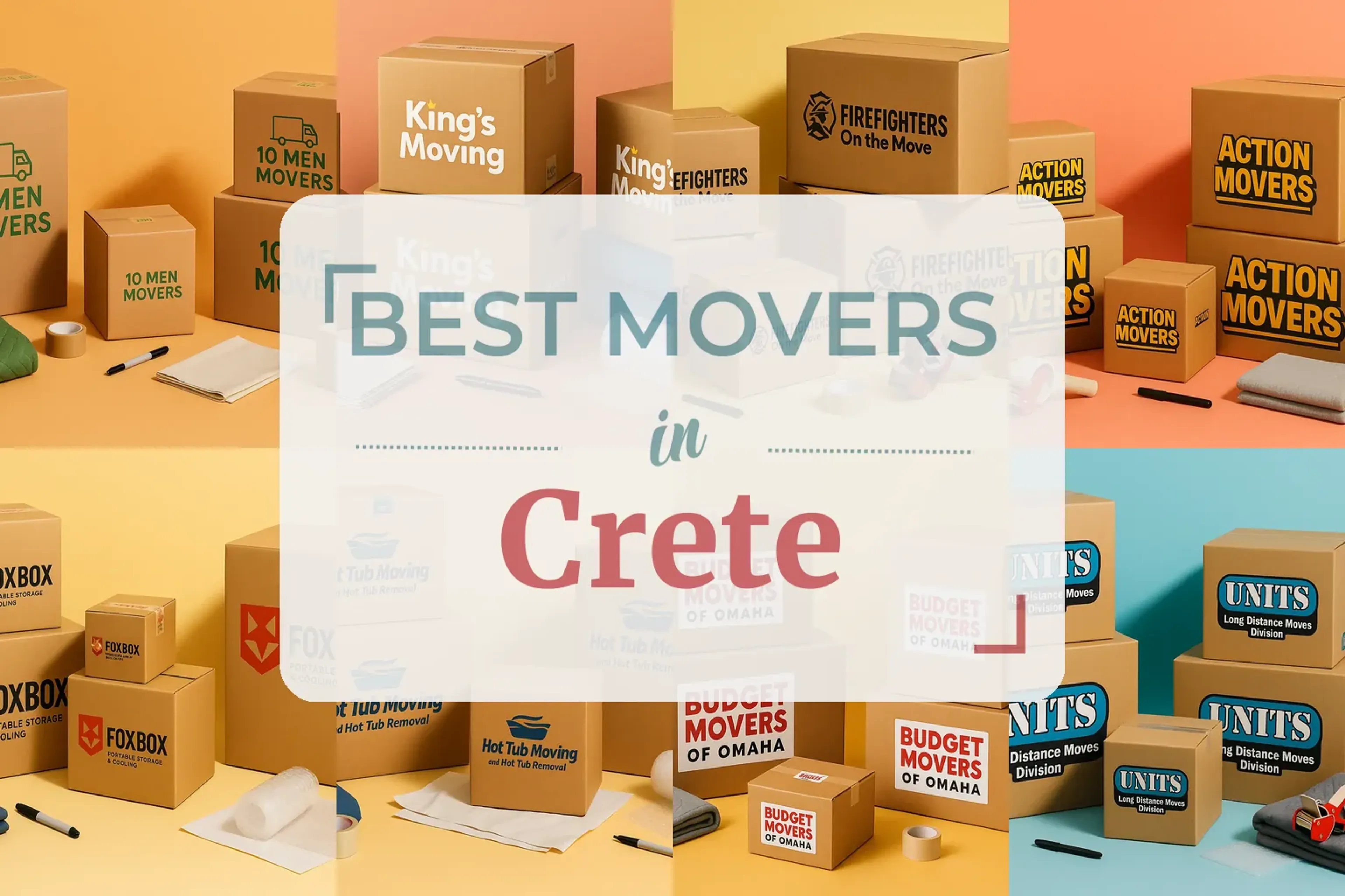 Side-by-side comparison of Crete moving companies