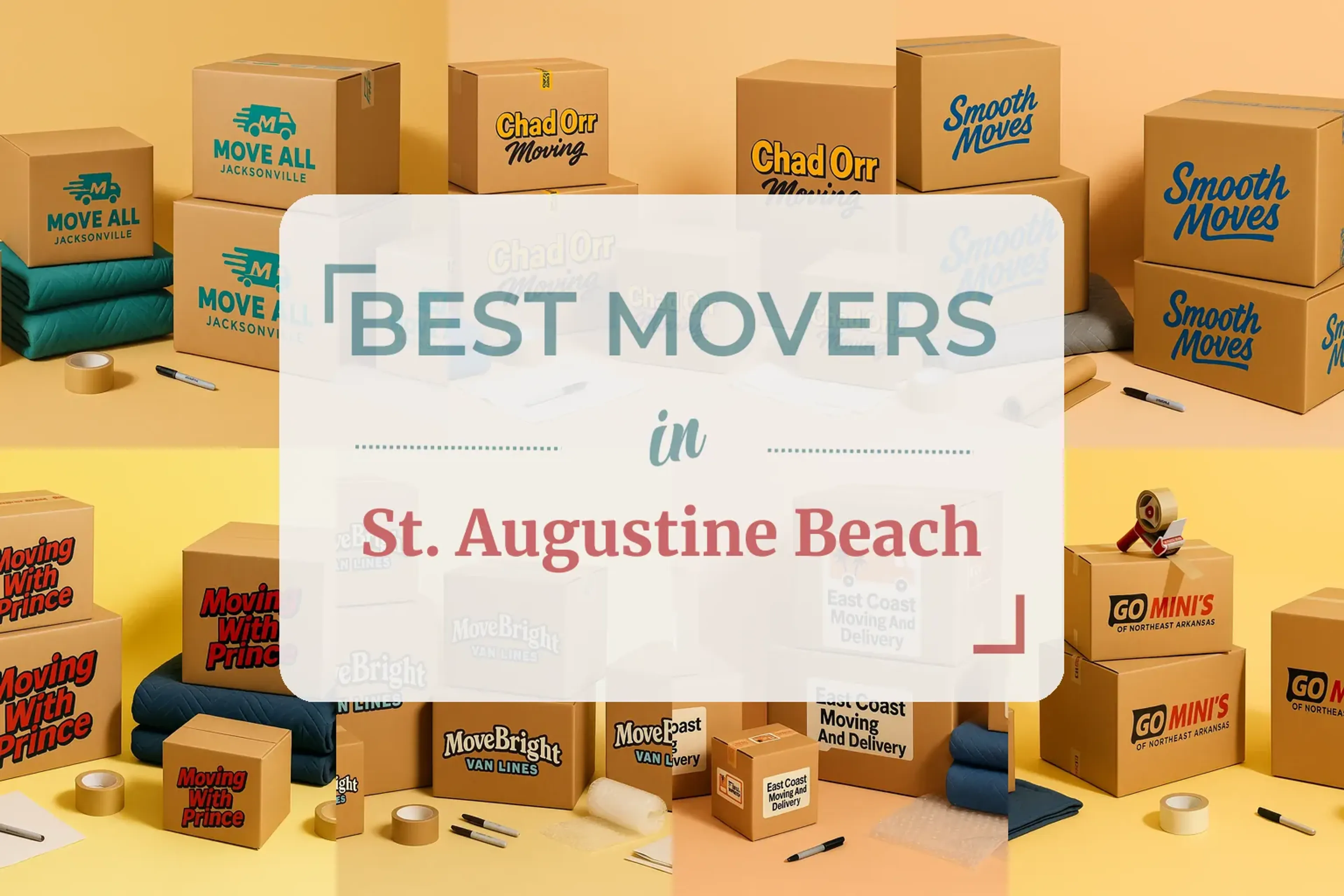Side-by-side comparison of St. Augustine Beach moving companies