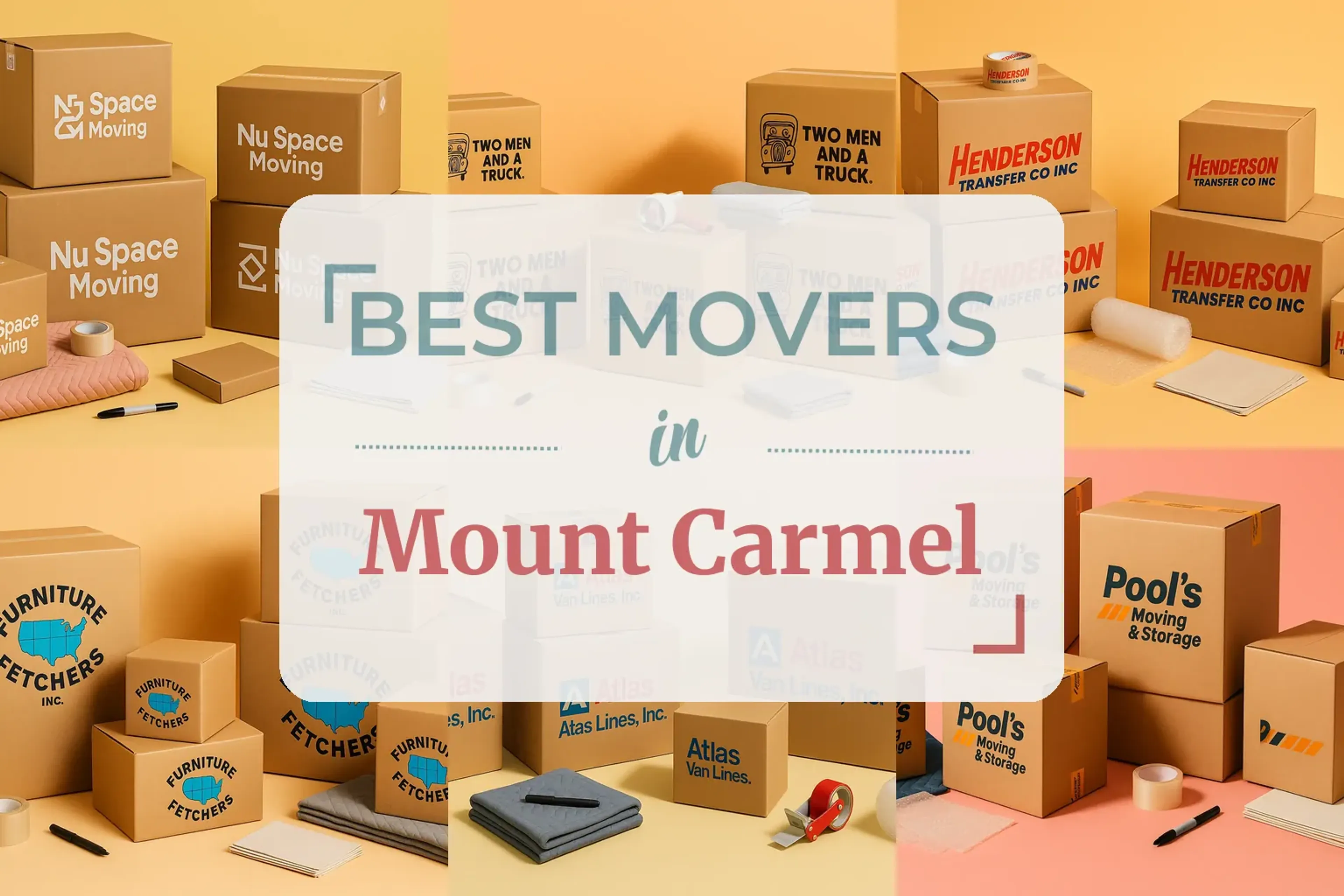 Side-by-side comparison of Mount Carmel moving companies