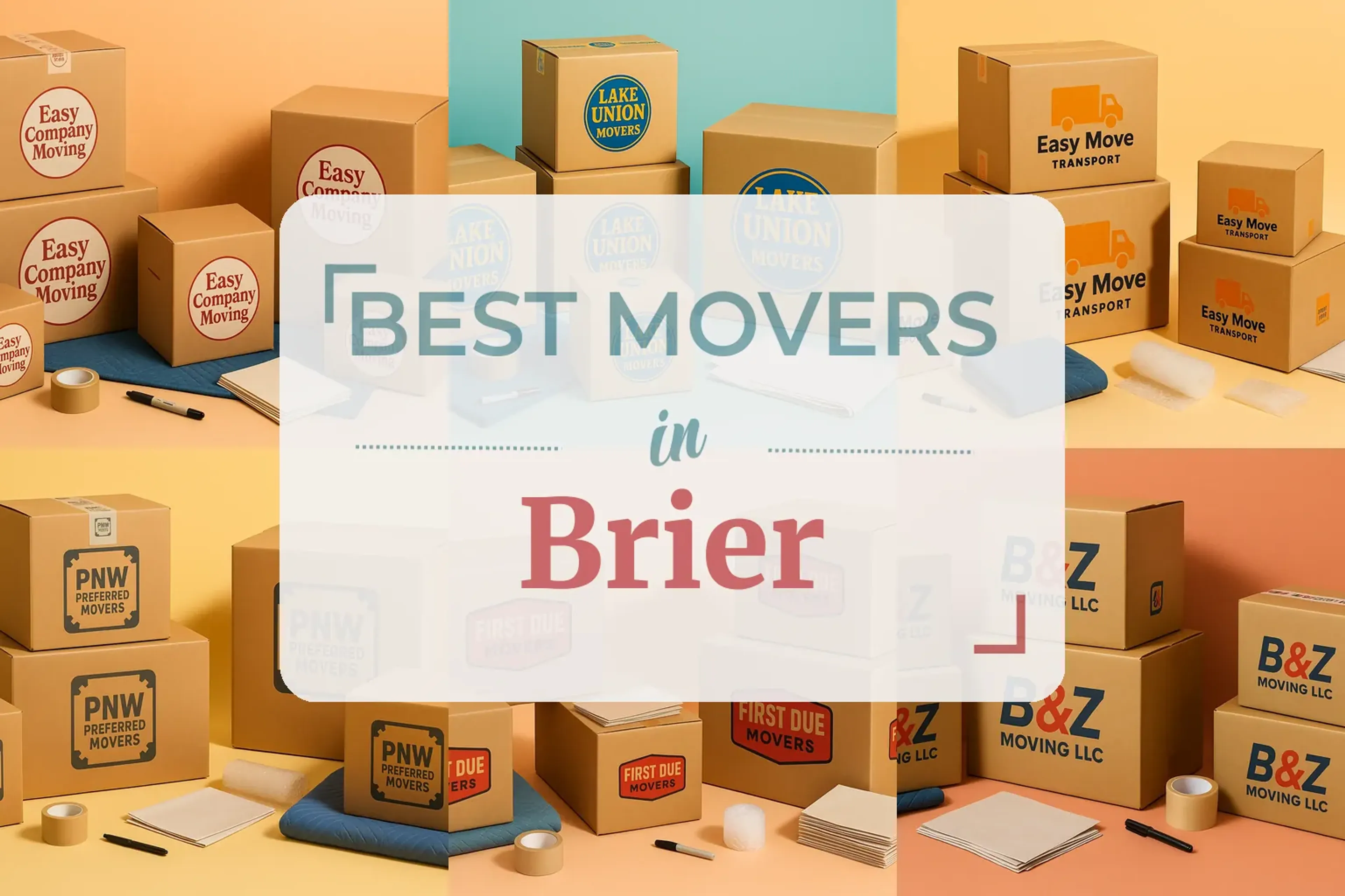 Side-by-side comparison of Brier moving companies