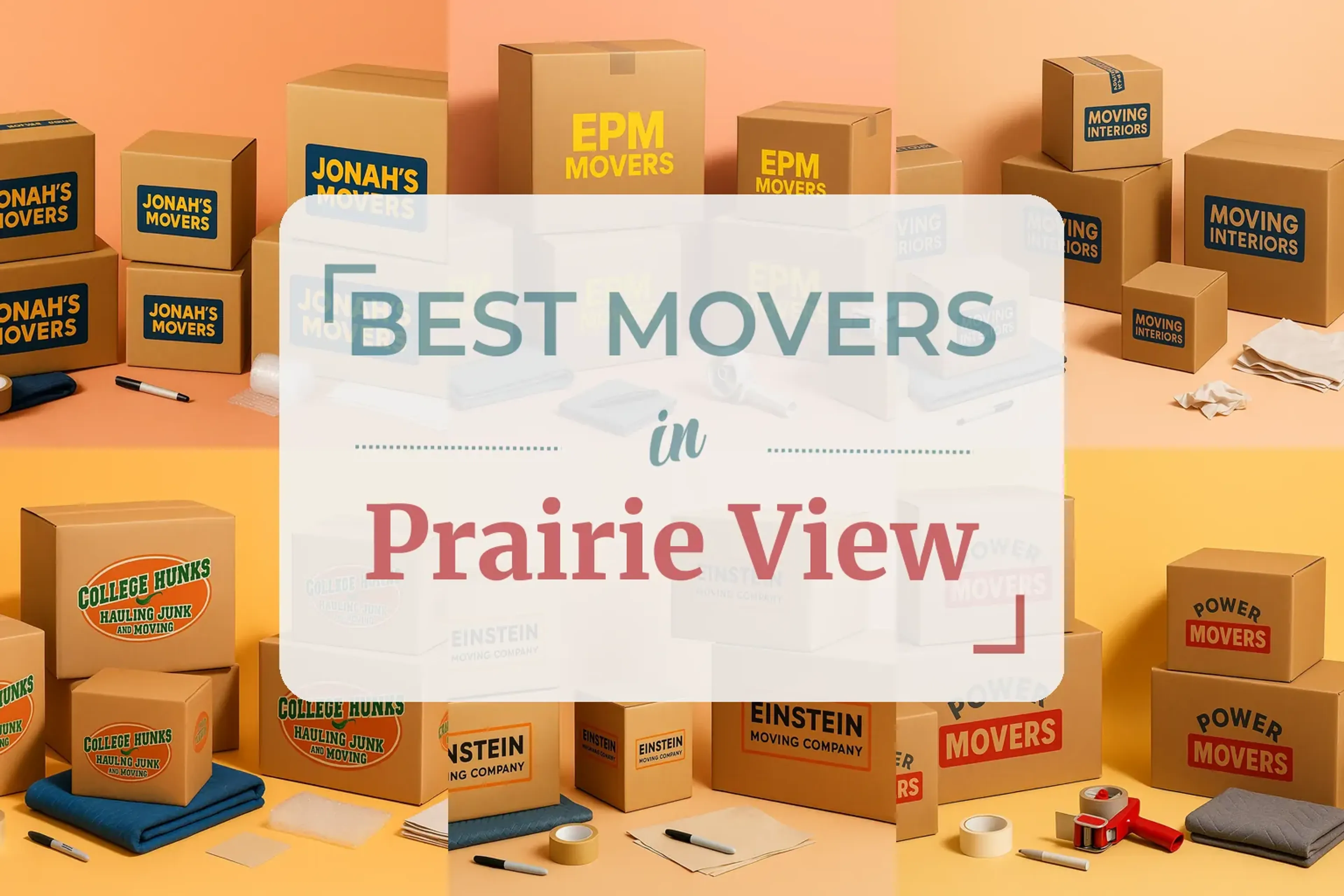 Side-by-side comparison of Prairie View moving companies
